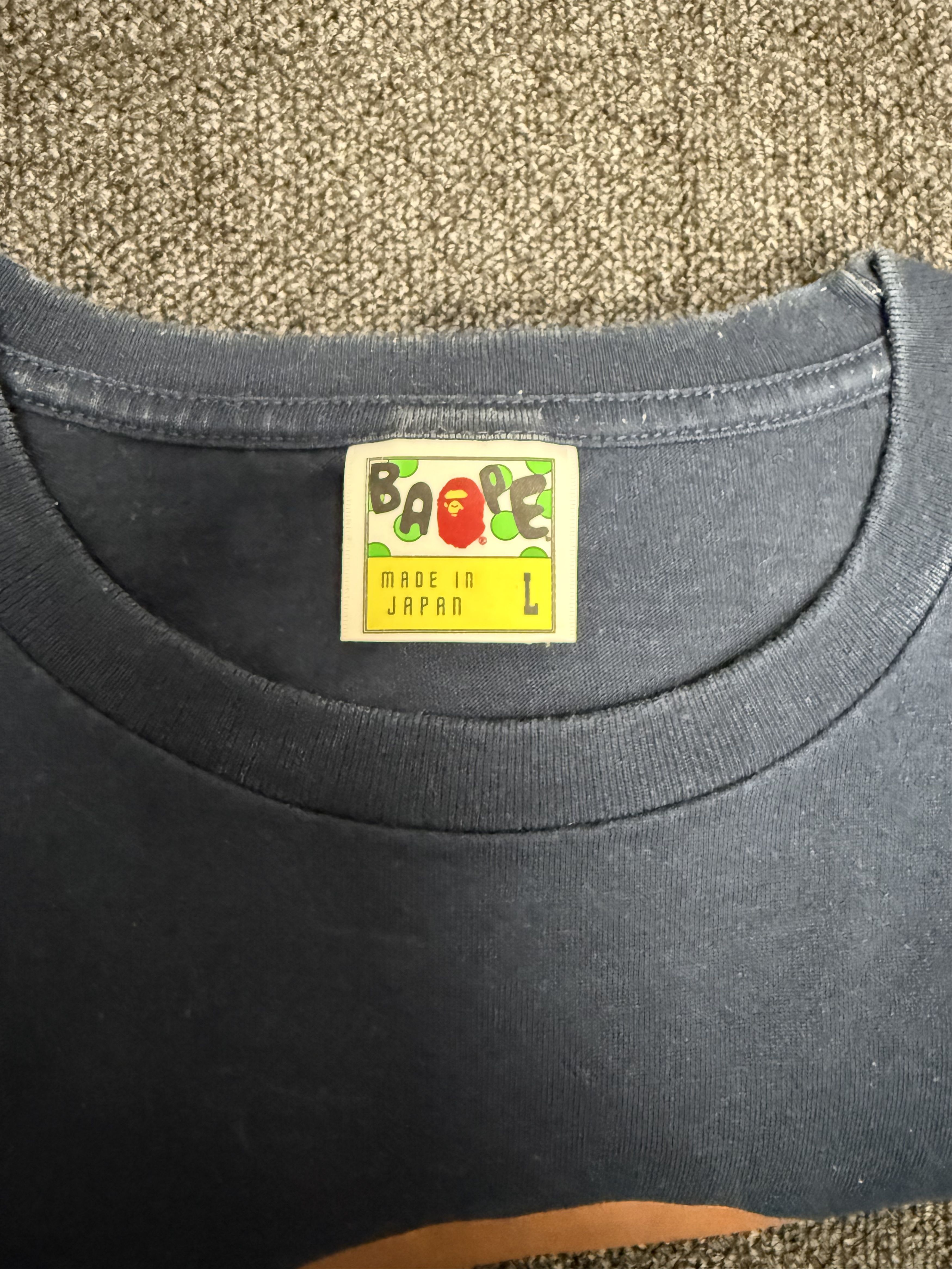 Bape Bape T Shirt Size Large Size US L / EU 52-54 / 3 - 3 Thumbnail