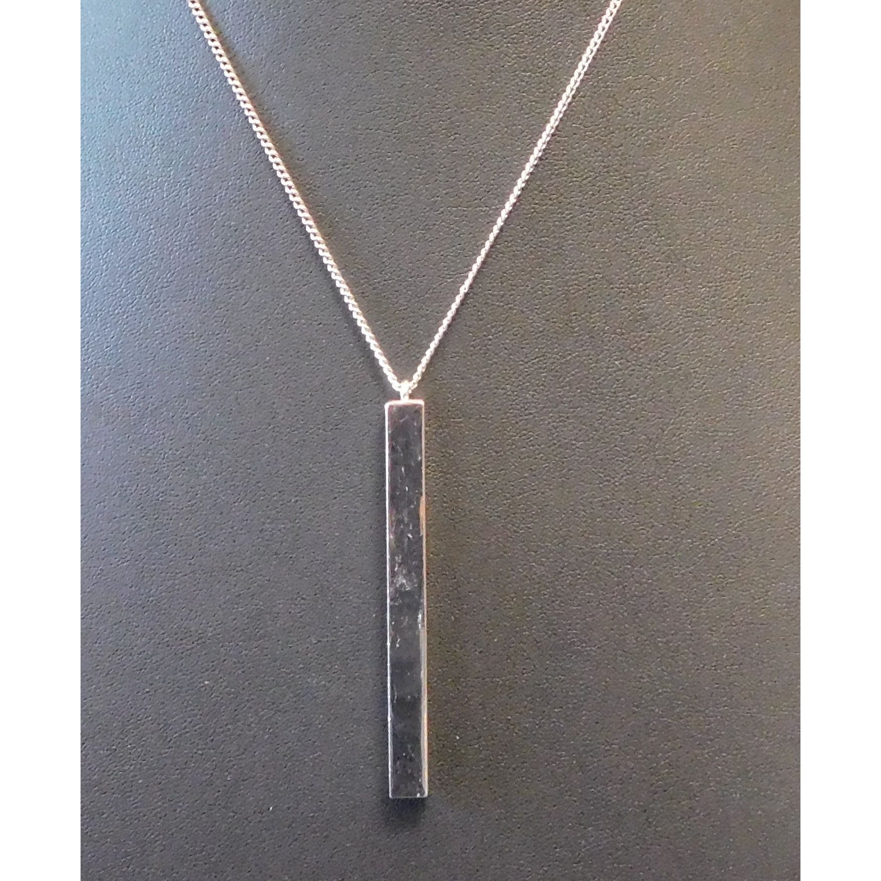 Other Charming Charlie Modern Silver Tone Pillar Necklace Size ONE SIZE - 1 Thumbnail
