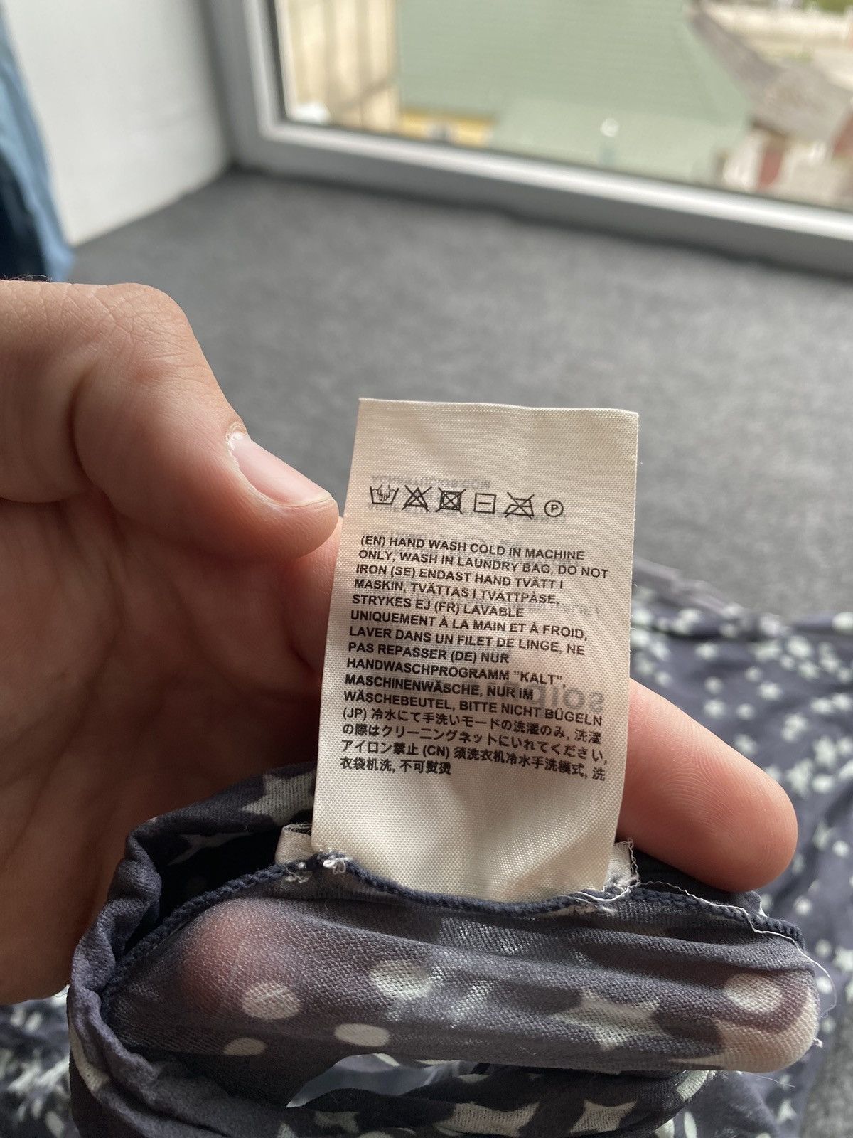 Acne Studios 🔥Acne Studios Distressed Sun Faded Mesh Blouse xs Size XS / US 0-2 / IT 36-38 - 6 Thumbnail