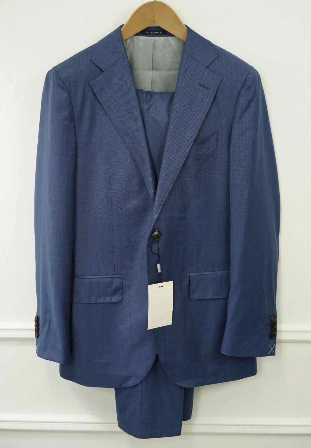 Suitsupply Men Suitsupply Suit Lazio La Spalla Pure Wool S150 Size US36 Size 36R - 1 Thumbnail