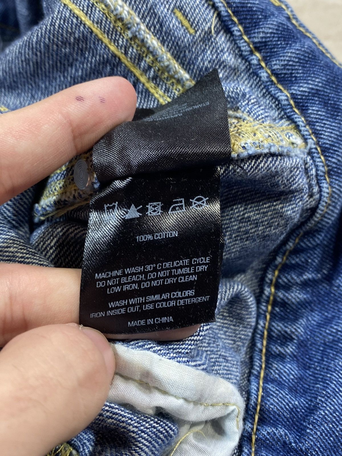 Karl Kani Kani Women's Denim Jeans Workwear Pants Size L Size 32" / US 10 / IT 46 - 18 Thumbnail