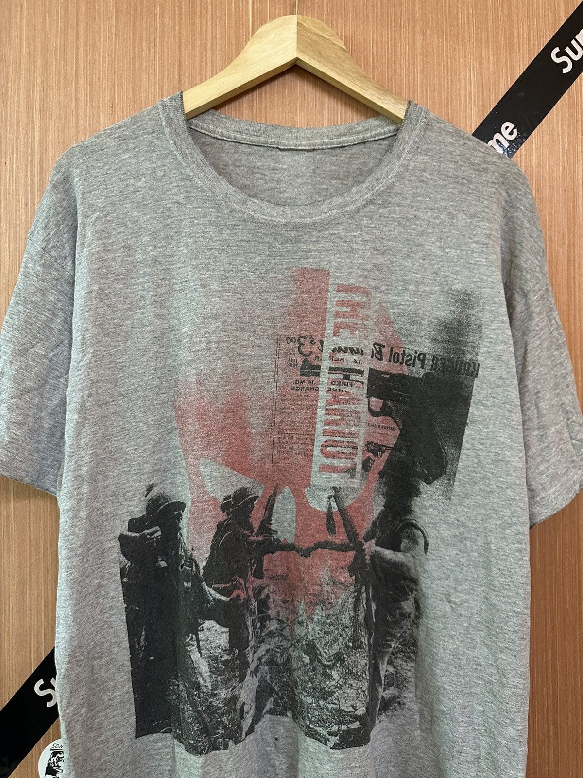Vintage Vintage 90's The Chariot " Patriot " Military Distrssed Tees Size US M / EU 48-50 / 2 - 3 Thumbnail