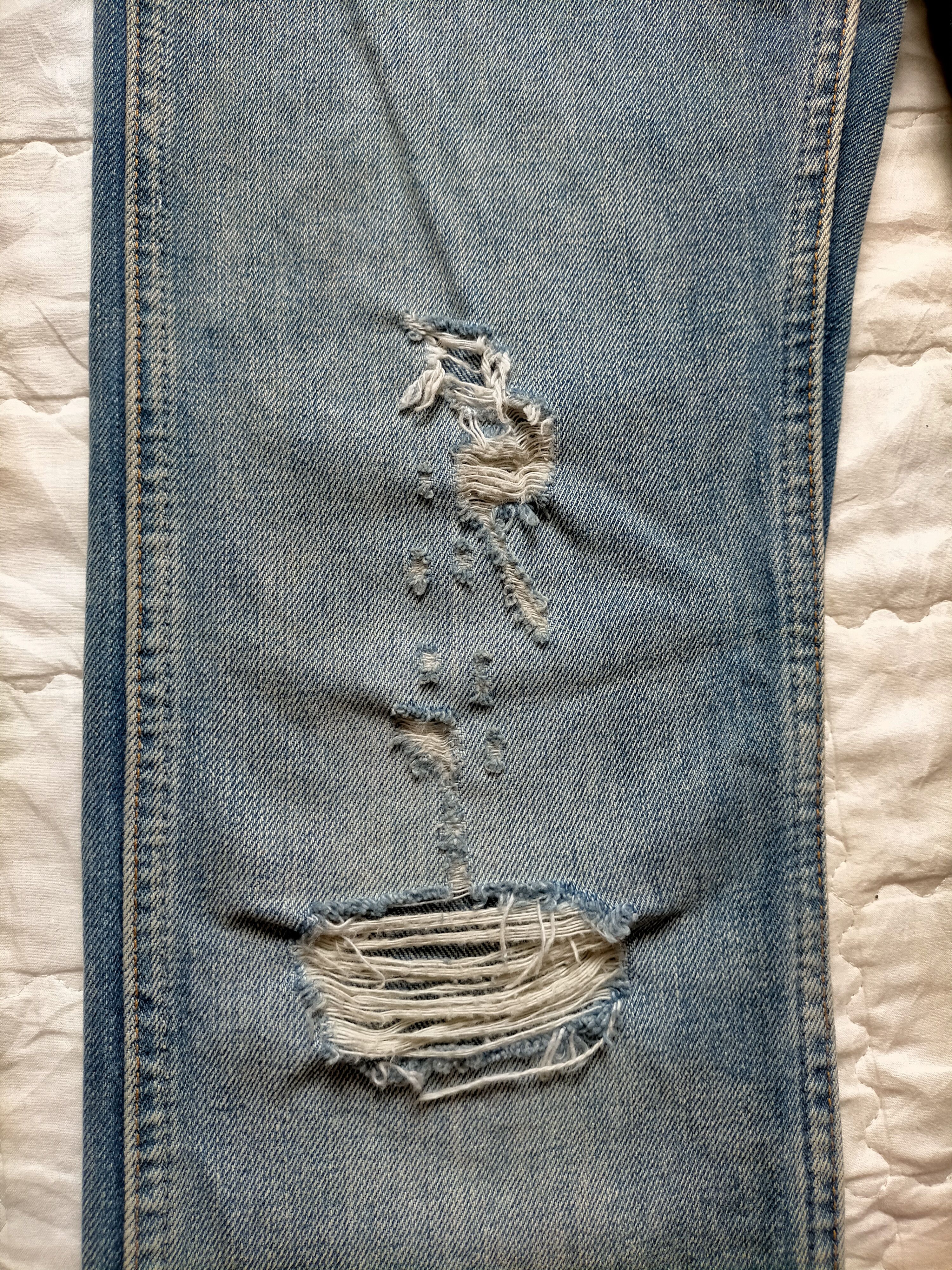 Levi's Vintage Clothing Vintage Levis 606 Big E Skinny Ramones Jeans Size US 32 / EU 48 - 6 Thumbnail