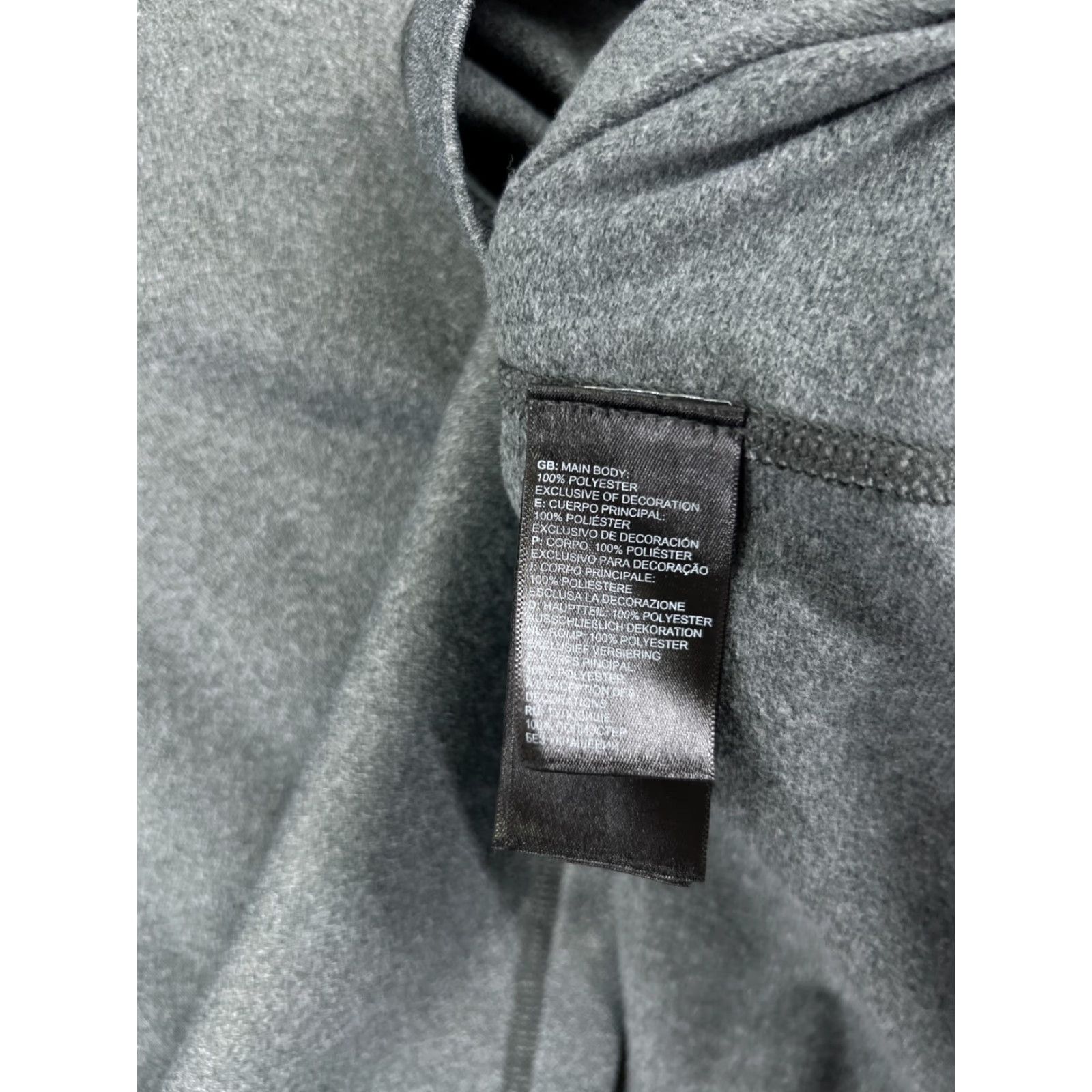 The North Face The North Face Sweater Mens 2XL Gray 1/4 Zip 100% Polyester Long Sleeve Mock Neck Pullover Size US XXL / EU 58 / 5 - 4 Thumbnail