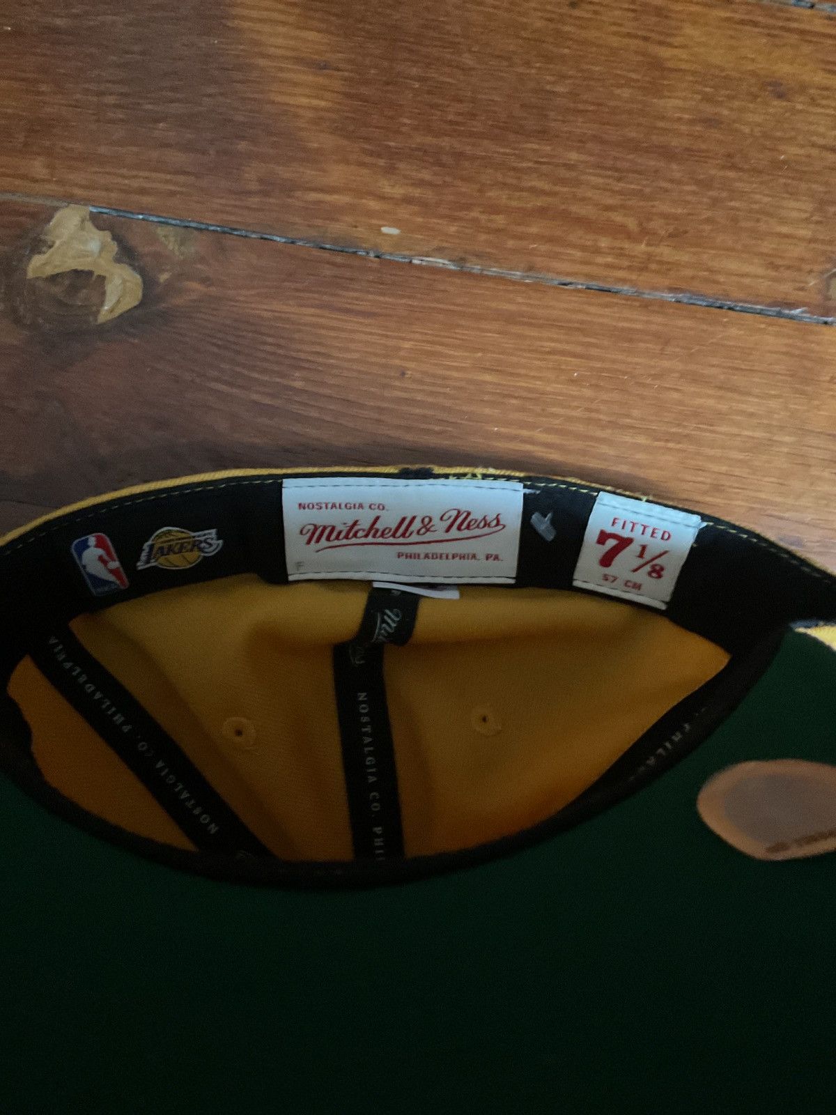 Mitchell & Ness Los Angeles Lakers cap mitchell and ness 7 1/8 Size ONE SIZE - 4 Thumbnail
