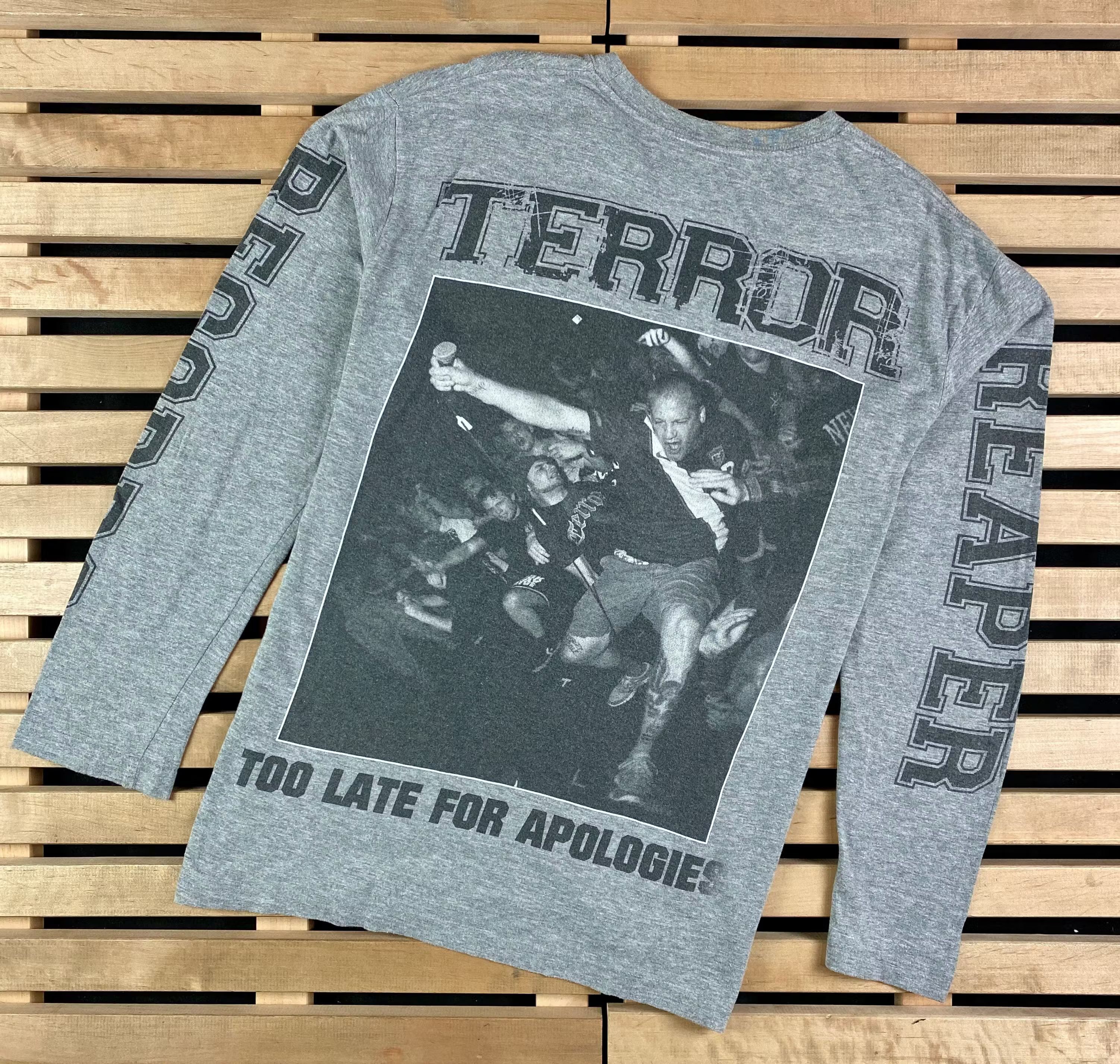 Band Tees × Rap Tees × Vintage Mens Sweatshirt Long Sleeve Terror Reaper Vintage Size M Size US M / EU 48-50 / 2 - 1 Thumbnail