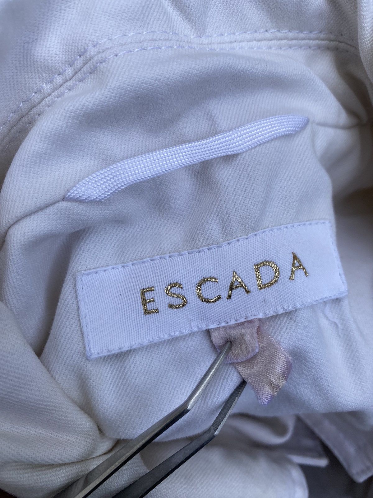 Escada Escada Archival Floral Embroidery Denim Jacket Size S / US 4 / IT 40 - 12 Thumbnail