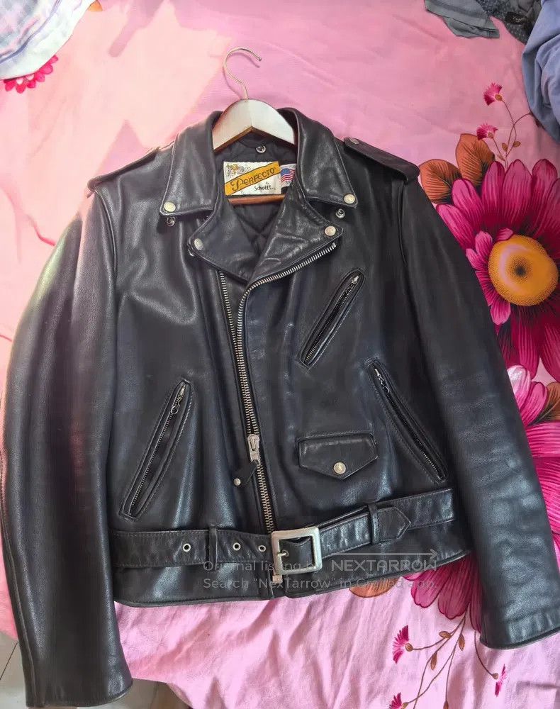 Schott Schott 118 classic motorcycle leather jacket Size US M / EU 48-50 / 2 - 1 Thumbnail