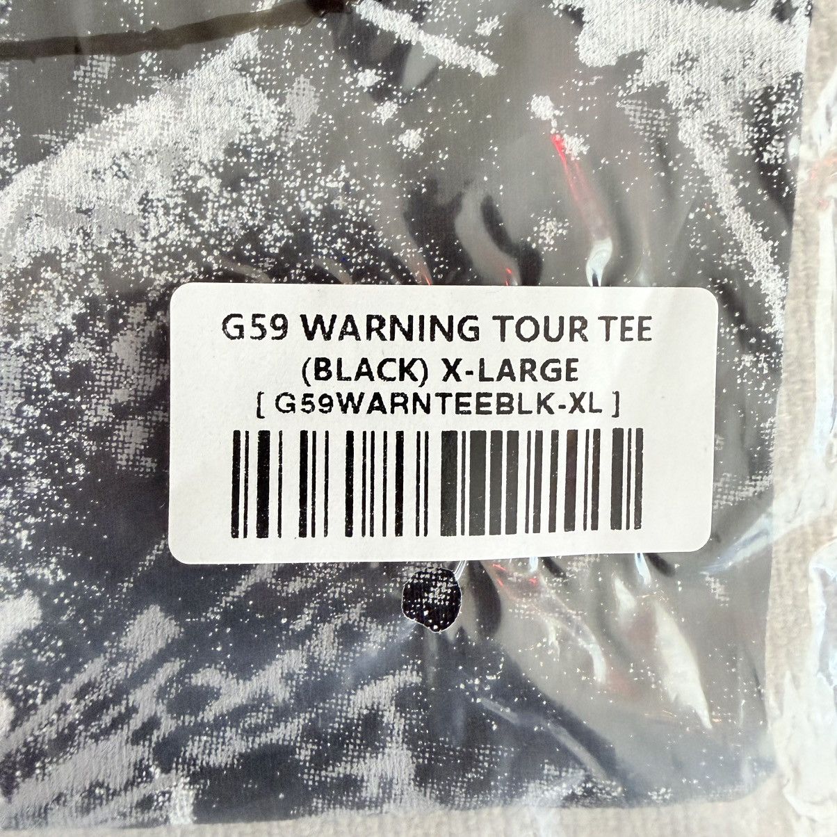 G59 Records G59 Warning Tour Tee Size US XL / EU 56 / 4 - 5 Thumbnail