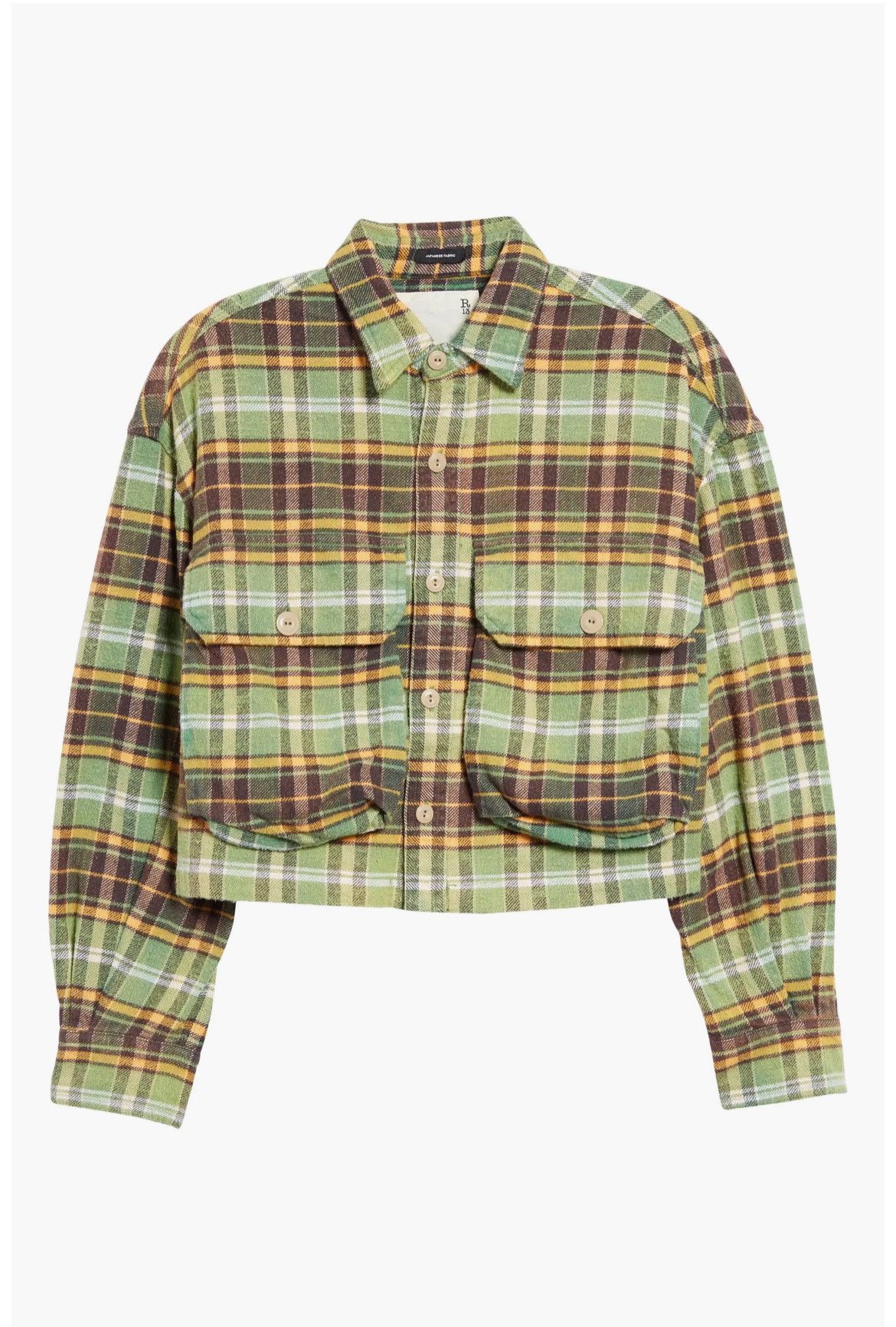 R13 Oversized Cropped shirt. Small Size US S / EU 44-46 / 1 - 1 Thumbnail