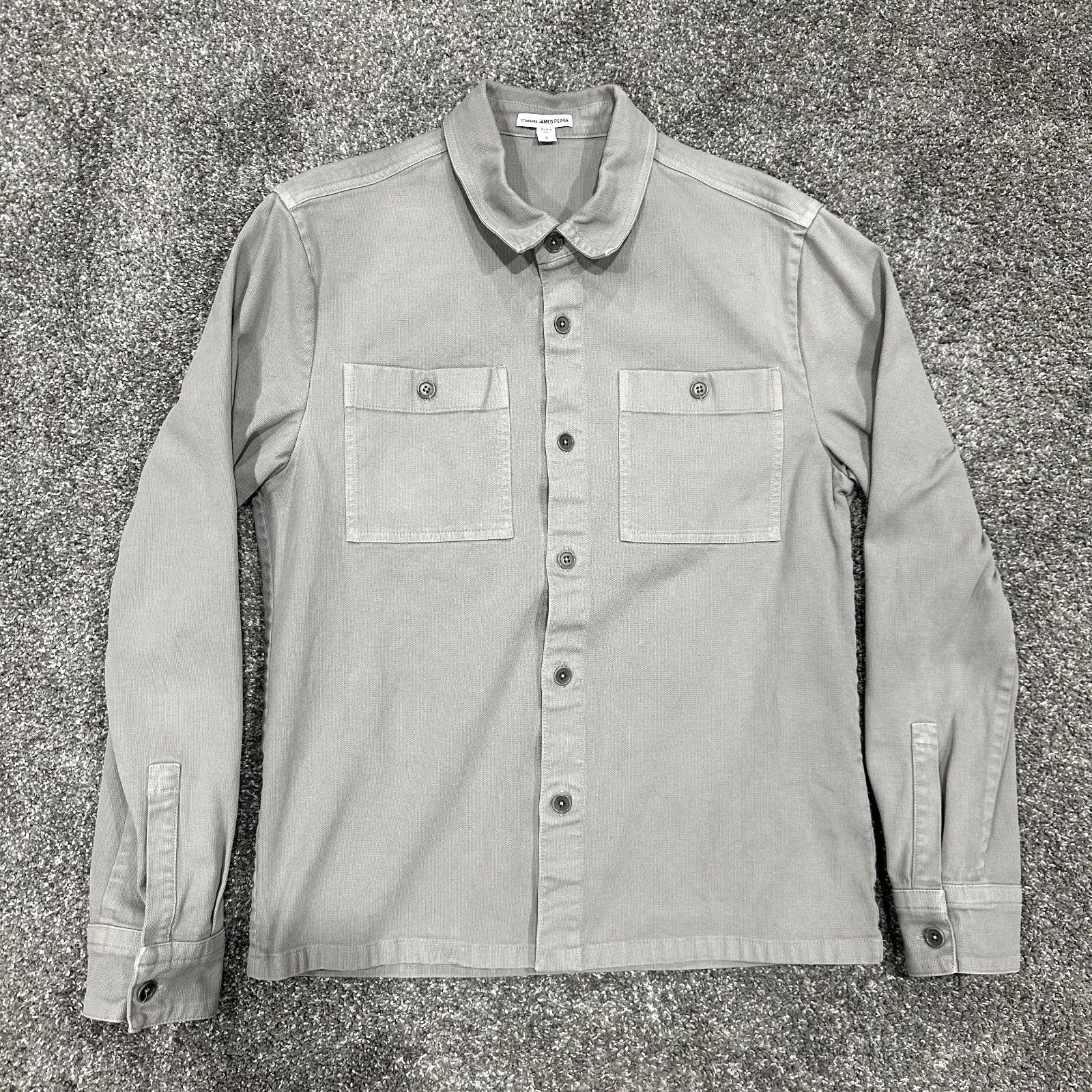 James Perse James Perse Cargo Utility Shirt 0/XS Gray Button Down Italy Size US XS / EU 42 / 0 - 1 Thumbnail