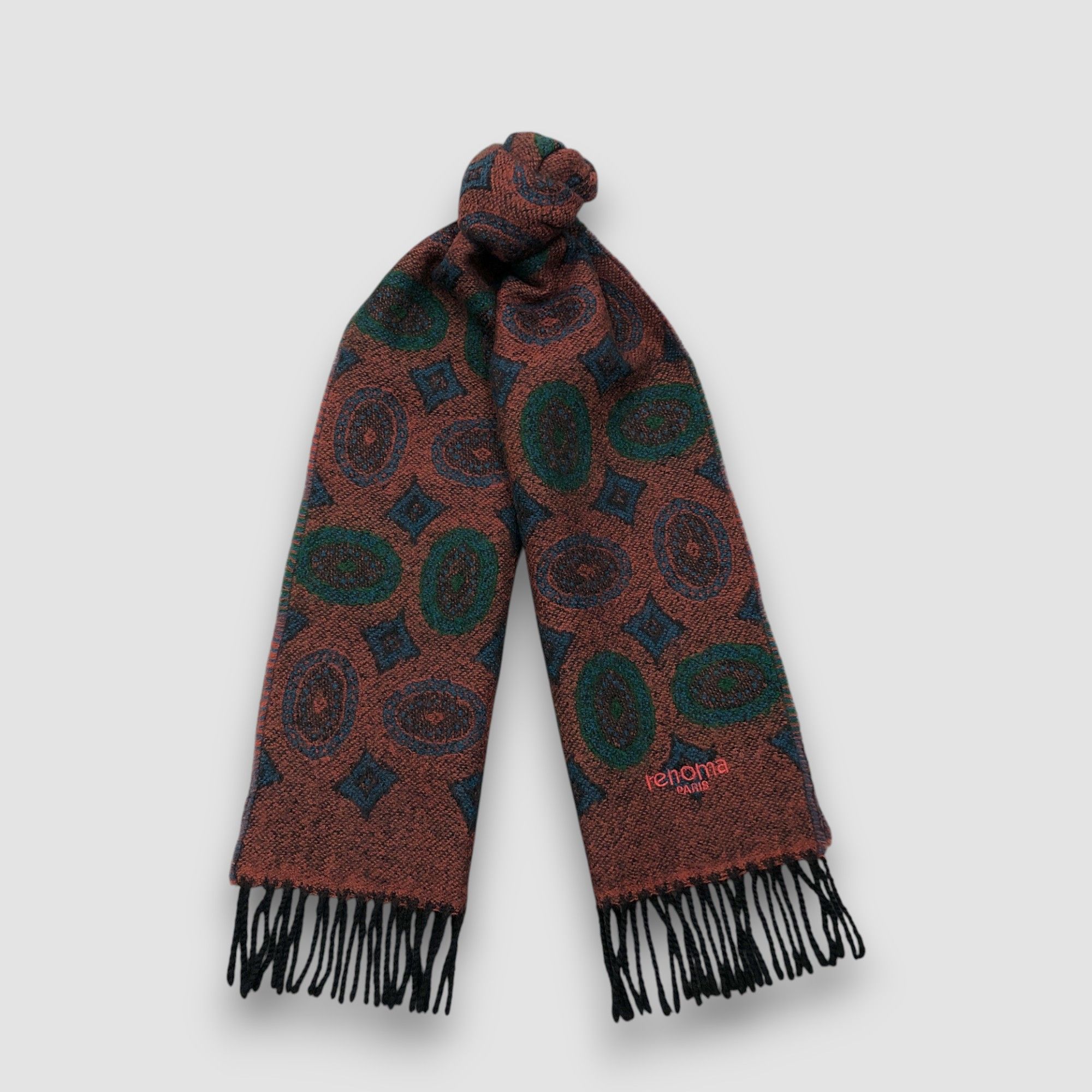 Renoma Vintage Renoma Scarf Muffler Wool Cashmere Scarves Size ONE SIZE - 1 Thumbnail