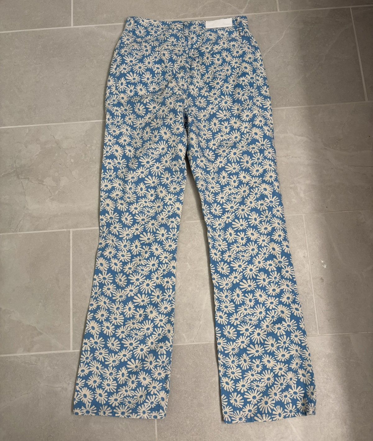 RE/DONE RE/DONE 70s Daisy Floral Bootcut High Rise Jeans Size 26 Size 26" / US 2 / IT 38 - 7 Thumbnail