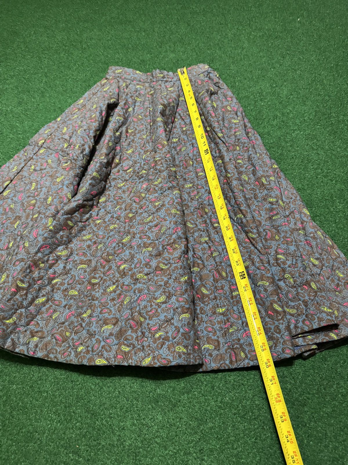 Vintage Vintage Paisley Midi 60s 70s Retro Boho 24” Waist Skirt Size 24" / US 00 / IT 34 - 7 Thumbnail