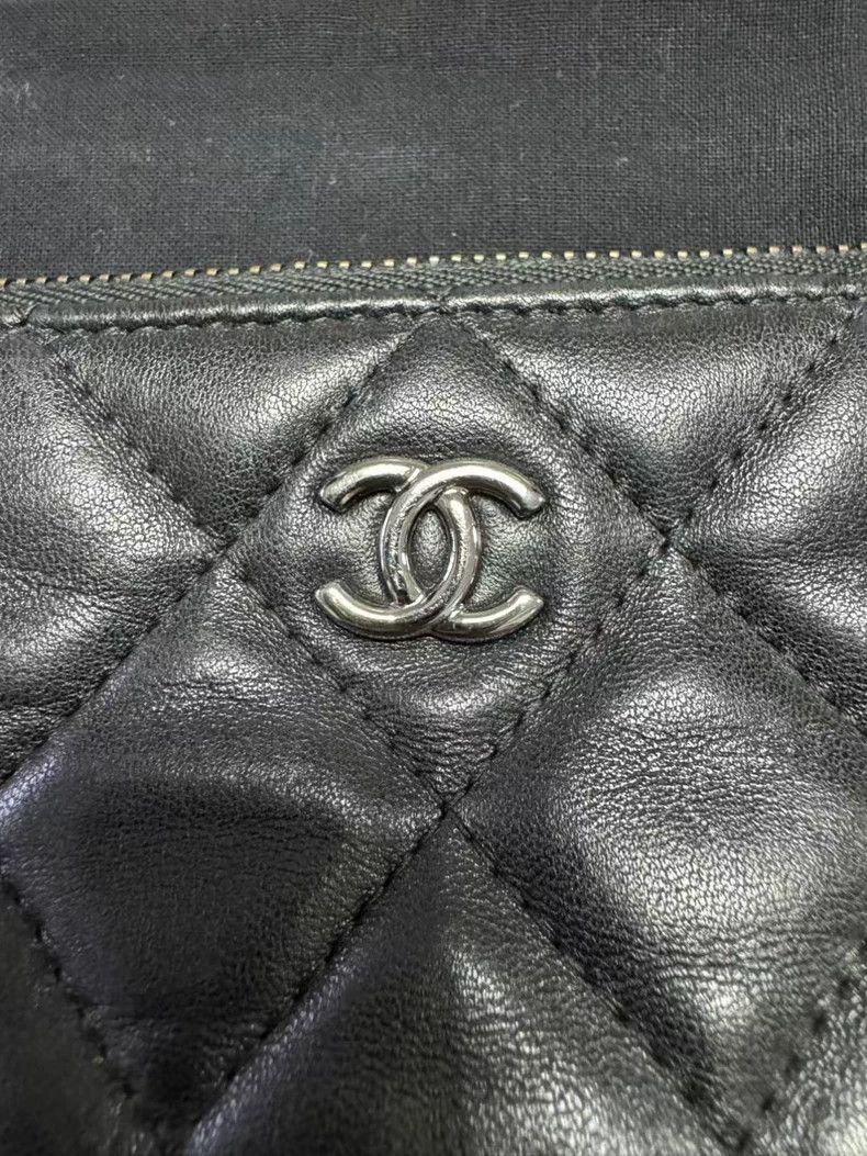 Chanel Chanel Black Lambskin Clutch Bag -2505 Size ONE SIZE - 3 Thumbnail