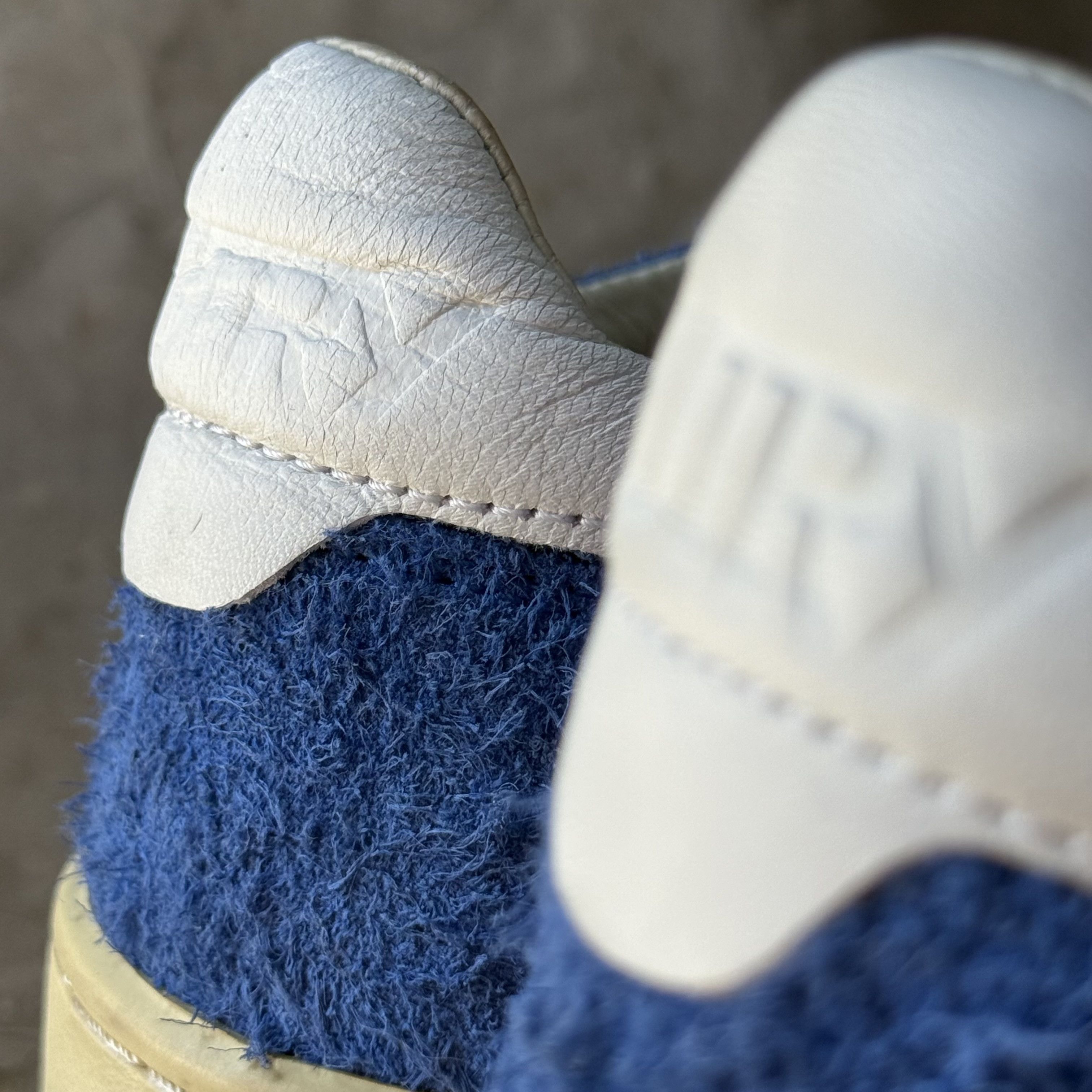 AUTRY Autry medalist leather-trimmed textured suede sneakers Size US 9 / EU 42 - 8 Thumbnail