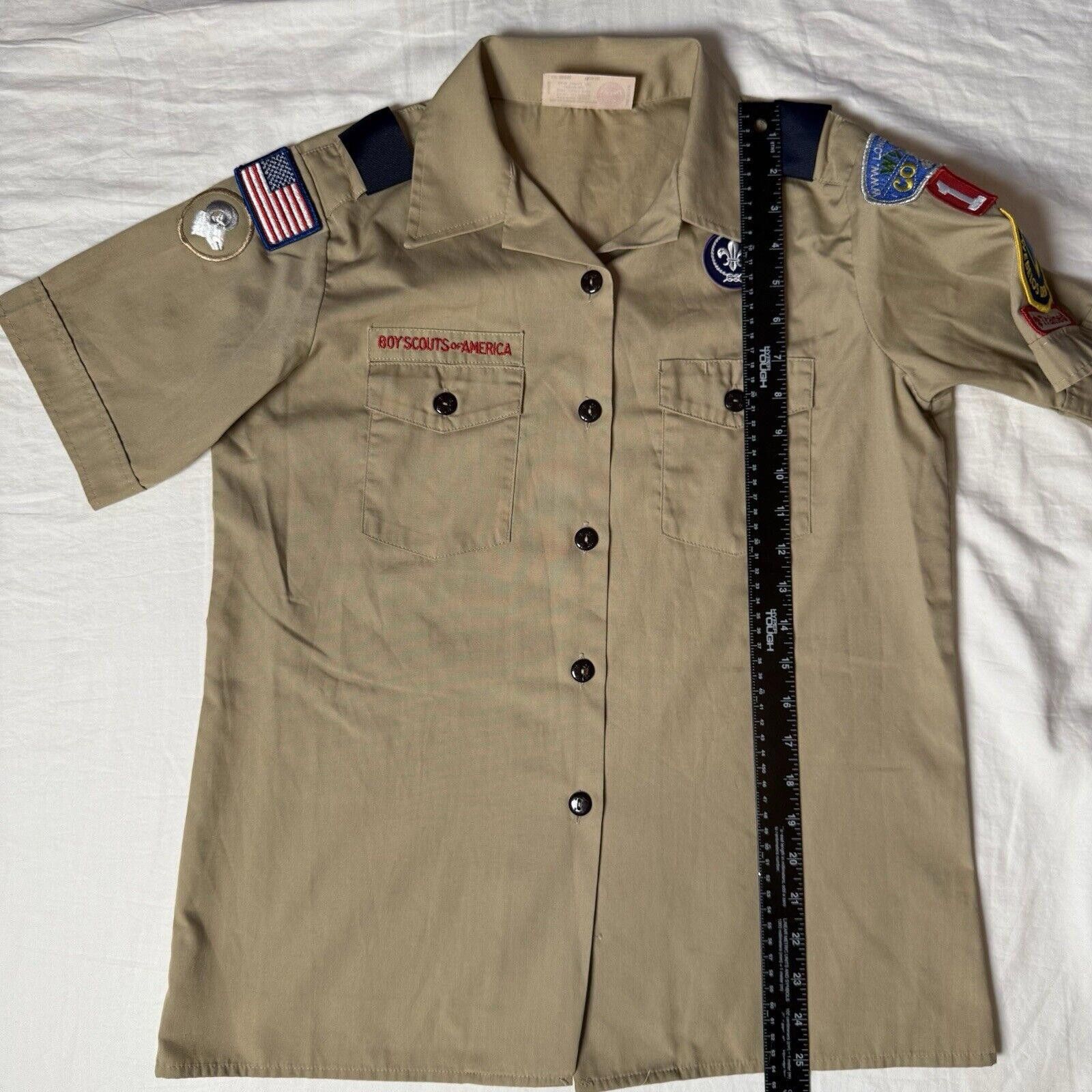 Designer Rare Boy Scouts Den Leader Official Blouse Sz M Longs Peak Size US XXS / EU 40 - 7 Thumbnail