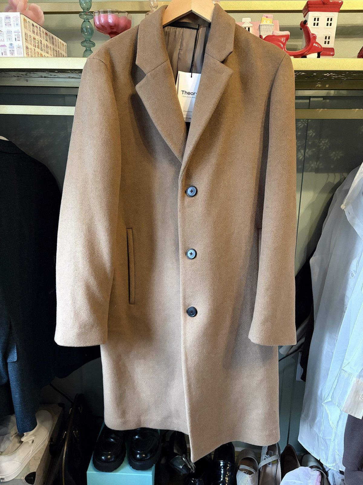 Theory Men’s Theory Overcoat Size US S / EU 44-46 / 1 - 1 Thumbnail