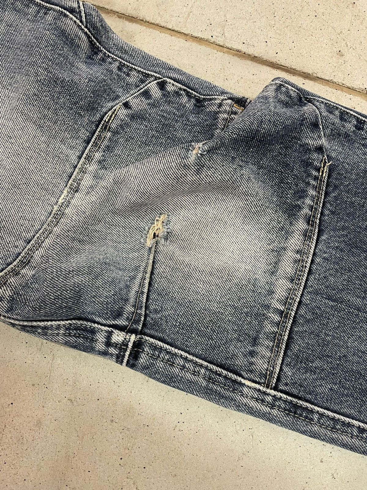 G-Star Vintage G Star Raw Cargo Jeans Distressed Denim Size US 32 / EU 48 - 7 Thumbnail