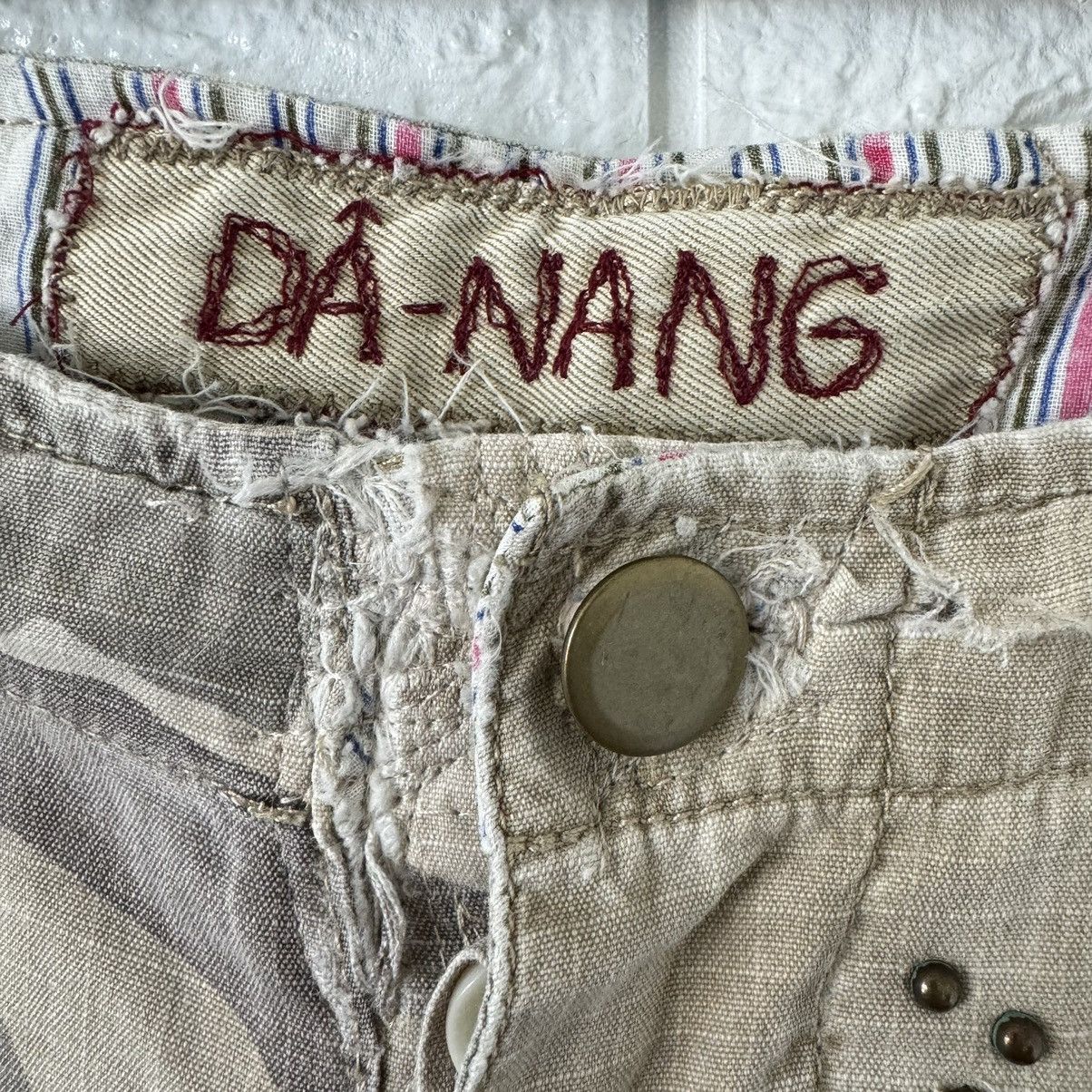 Japanese Brand × Vintage Da Nang 100% silk cargo pants Size 28" / US 6 / IT 42 - 3 Thumbnail