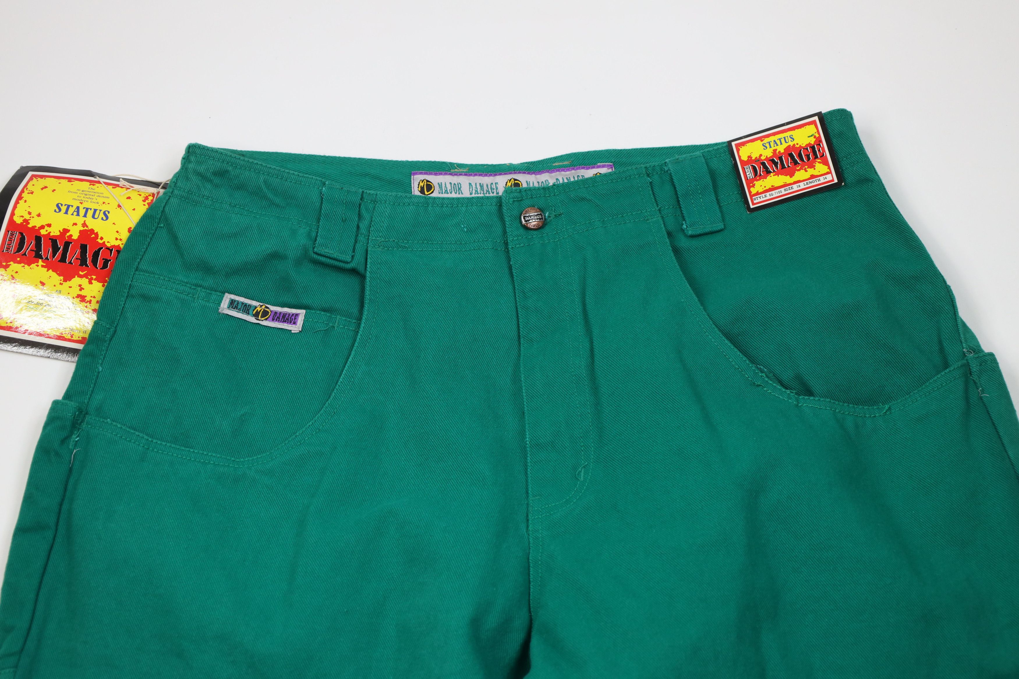 Vintage Deadstock Vintage 90s Streetwear Wide Leg Skateboard Jeans Size US 38 / EU 54 - 2 Thumbnail