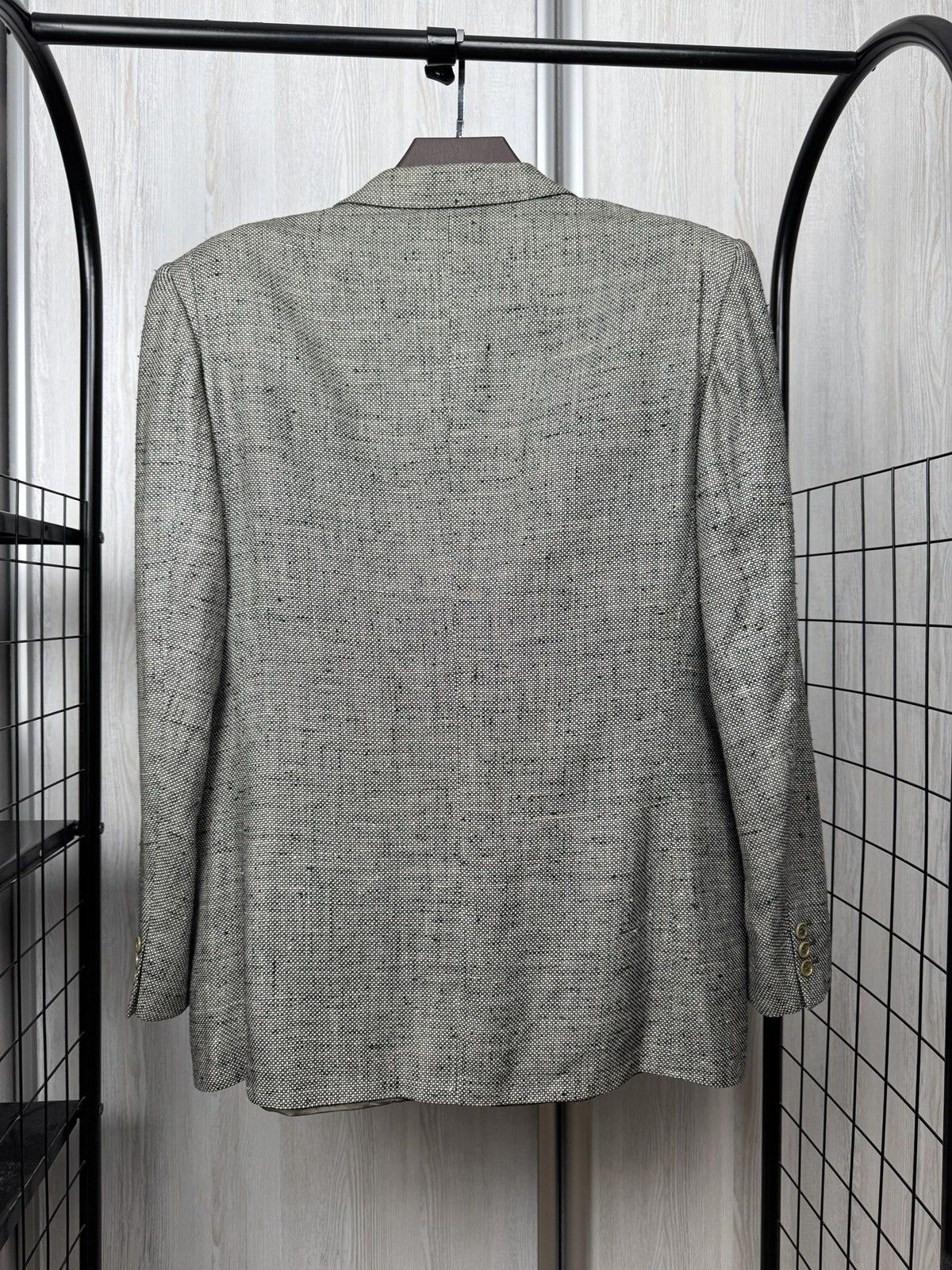 Belvest Belvest pure silk gray classic made in Italy blazer Size 44R - 6 Thumbnail