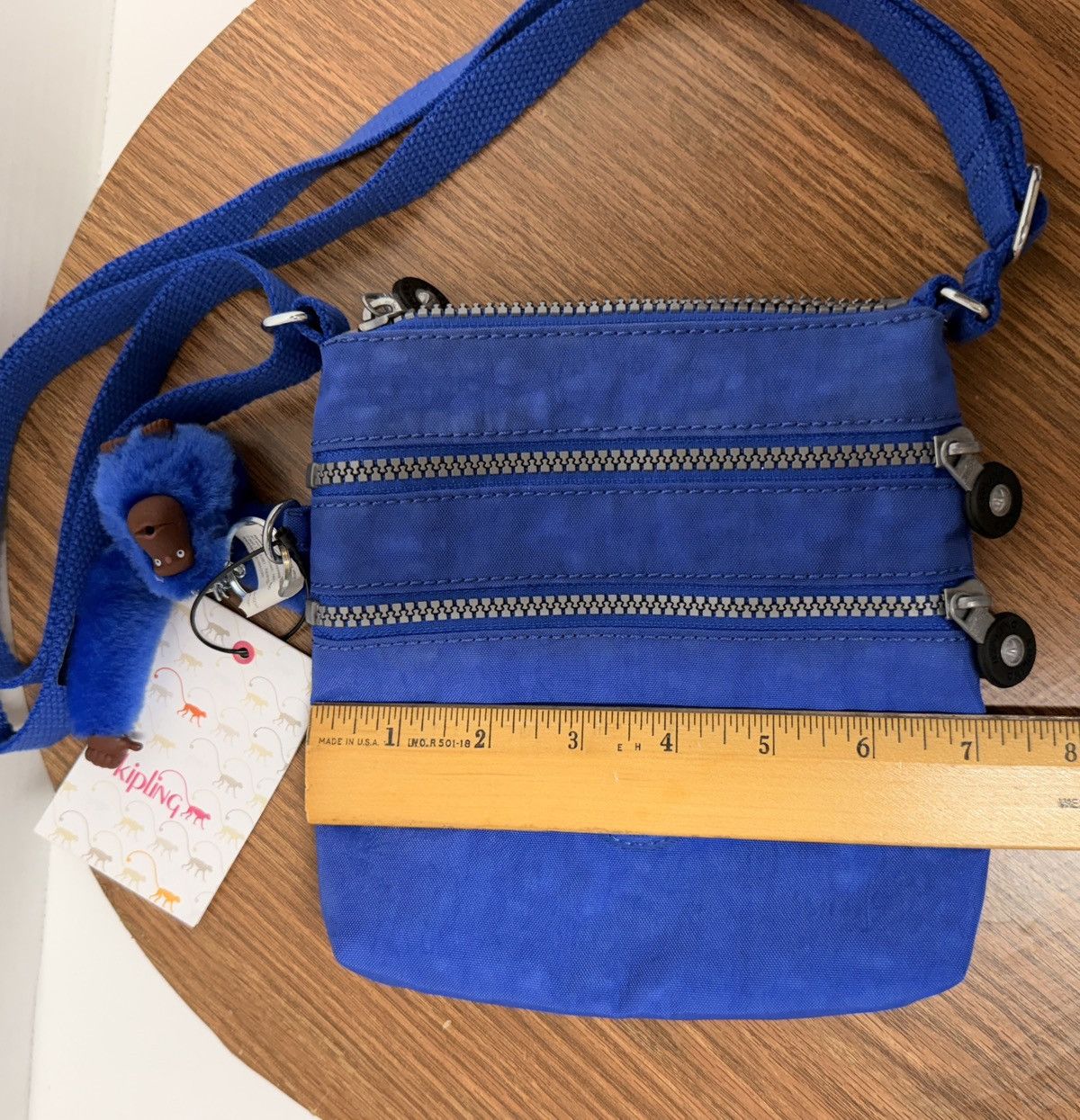 Other Kipling Glacierblu Alvar Crossbody Monkey Keychain Size ONE SIZE - 8 Thumbnail
