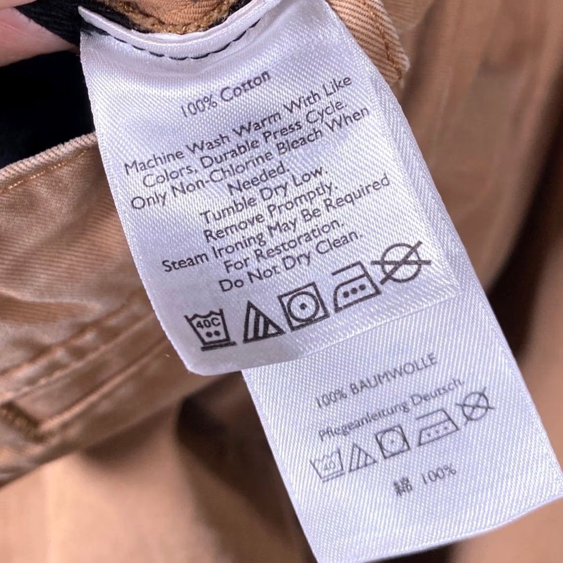Eddie Bauer Eddie Bauer Mens Pants Khakis Straight Leg 32x32 100% Cotton Brown Front Flat Front Zip Button Pockets Clothing Folded? Size US 32 / EU 48 - 6 Thumbnail