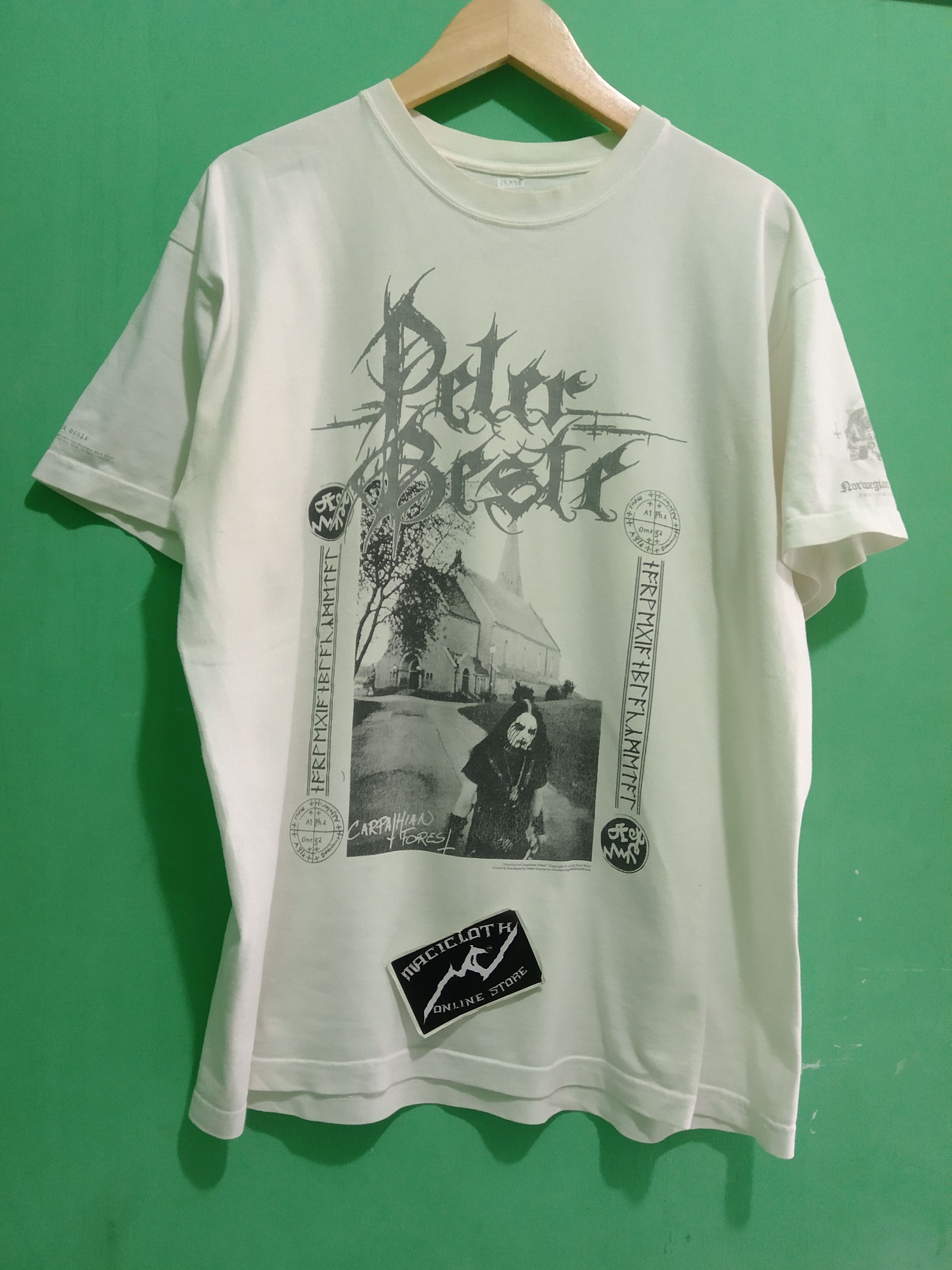 image of Band Tees x Rock T Shirt Peter Beste Photography Exhibition Japan Exklusiv 2005 in White (Size Larg