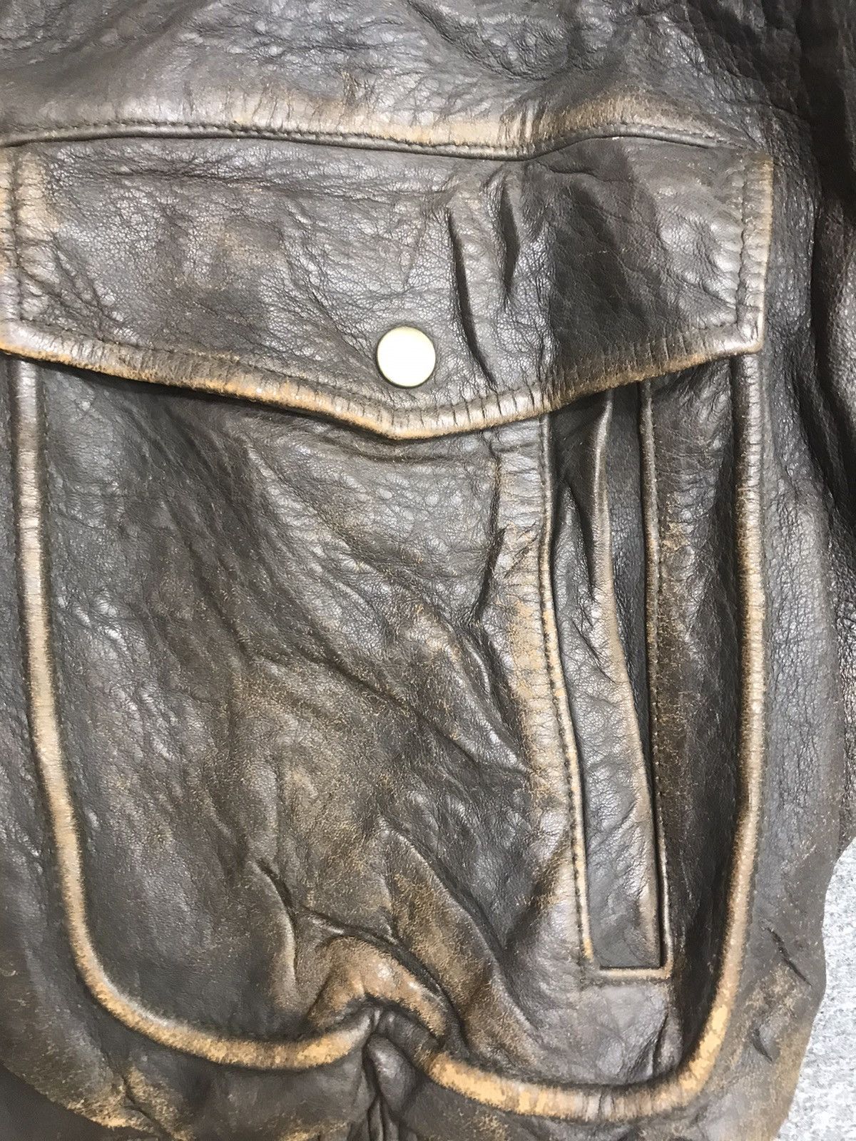 Genuine Leather MILANO CONNECTION A2 Flying Jacket Size US L / EU 52-54 / 3 - 4 Thumbnail