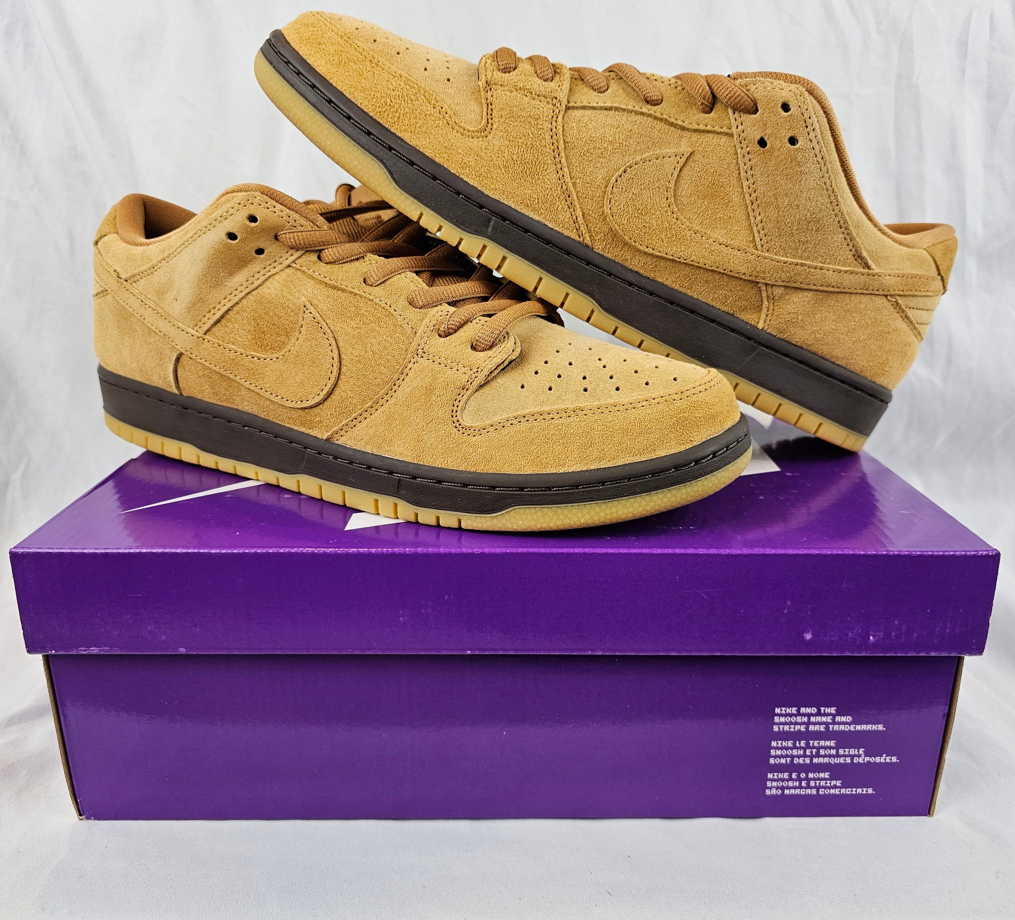 Nike Nike SB Dunk Low Wheat 2023 Brown Gum Men's Size 14 US NEW Size US 14 / EU 47 - 1 Thumbnail