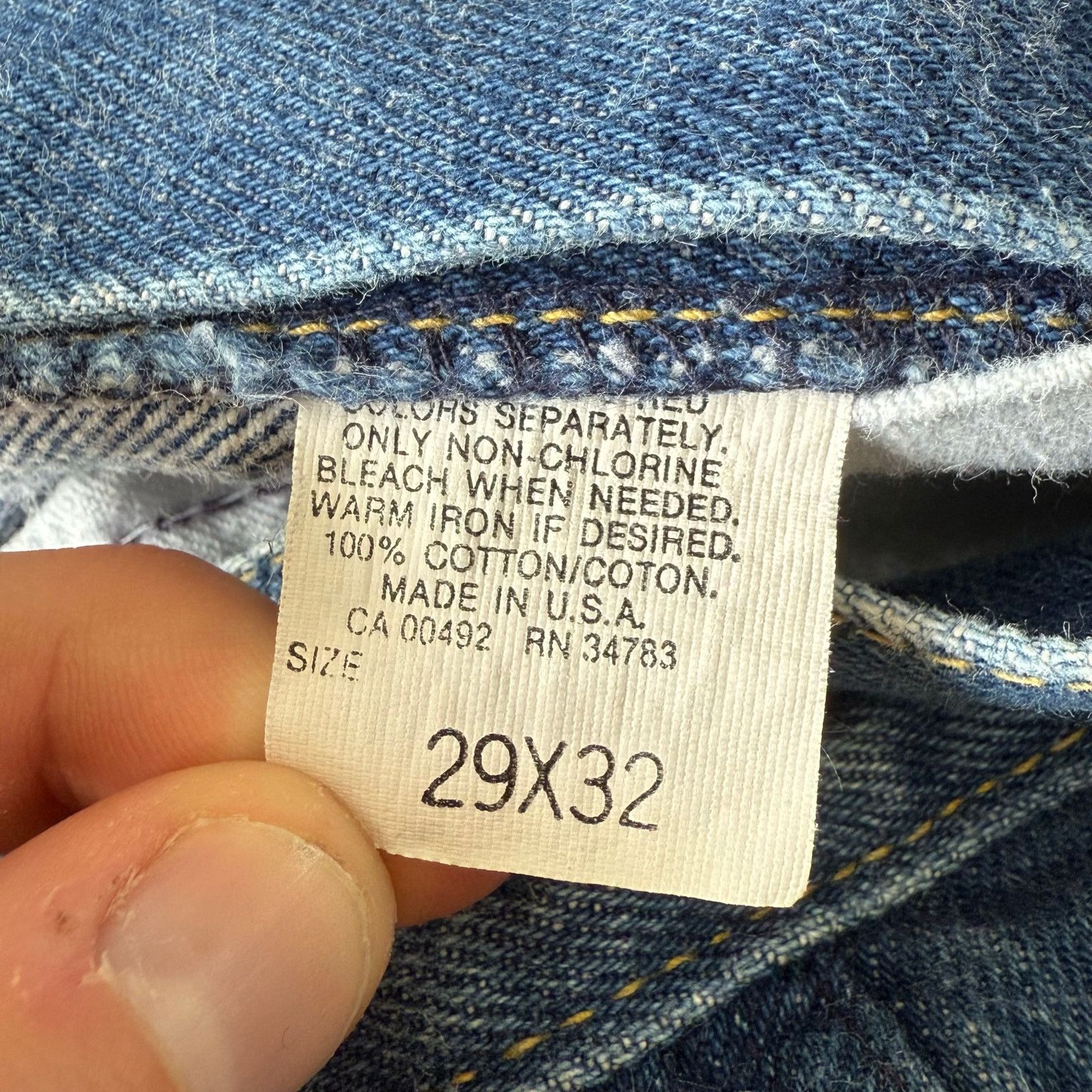 Lee Vintage 70’s Lee Riders Jeans Talon 42 Zip Made In USA Size US 28 / EU 44 - 6 Thumbnail