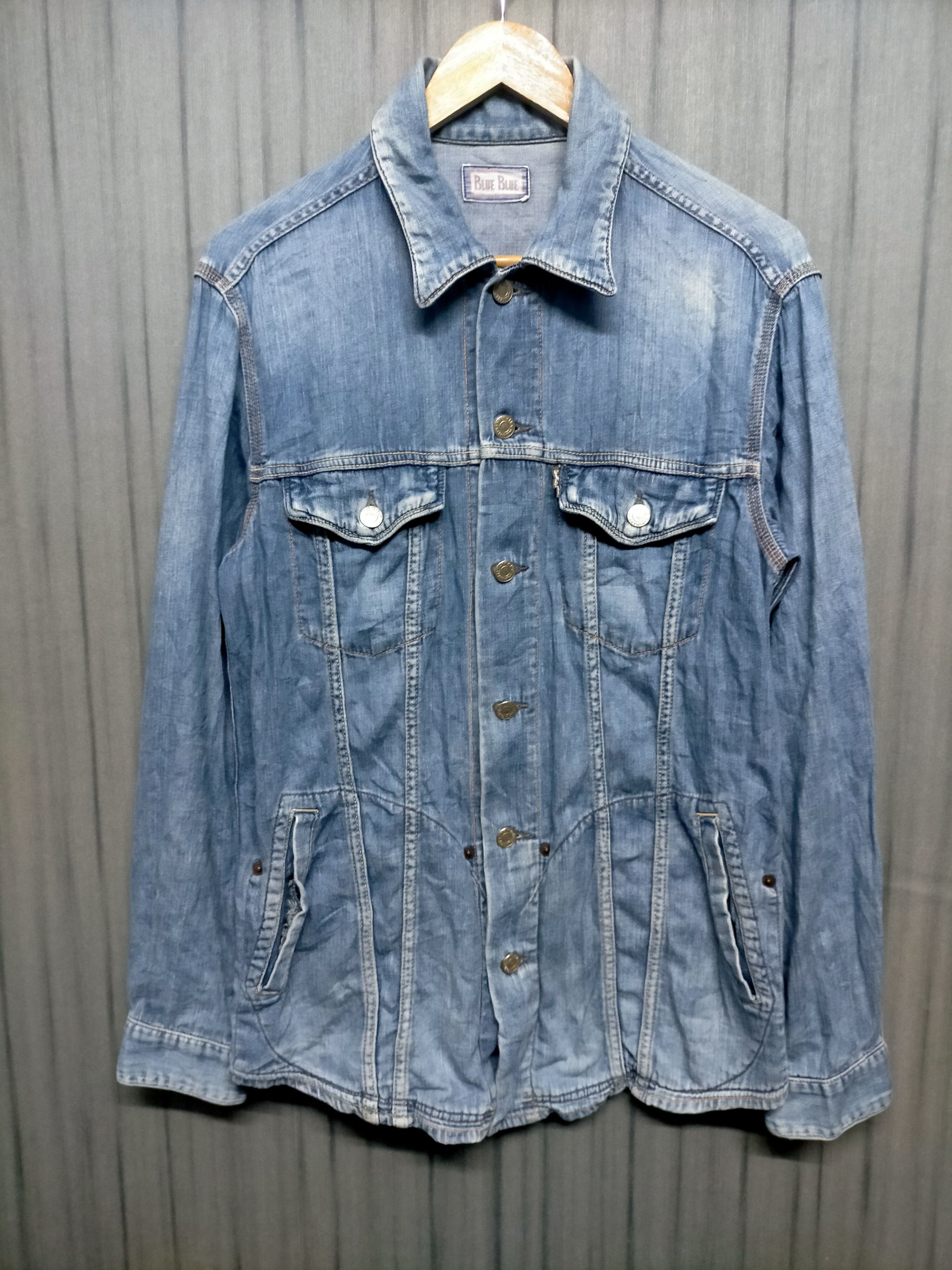Blue Blue Japan Blue Blue Denim Jacket Size US M / EU 48-50 / 2 - 1 Thumbnail