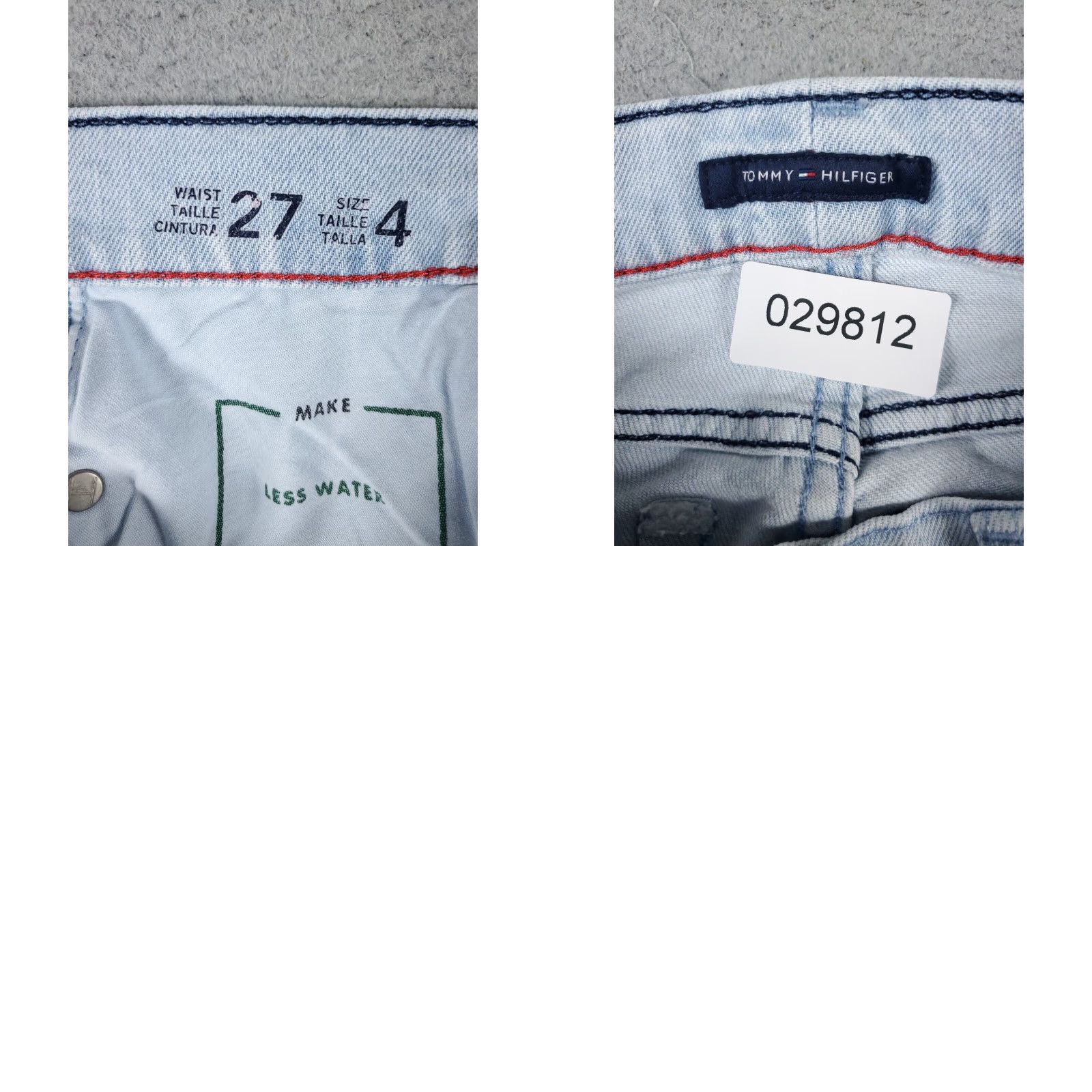 Tommy Hilfiger VINTAGE Tommy Hilfiger Women's Jeans Size 4 27x26 Straight Fit Denim Pants Blue Ladies Size 27" / US 4 / IT 40 - 8 Thumbnail