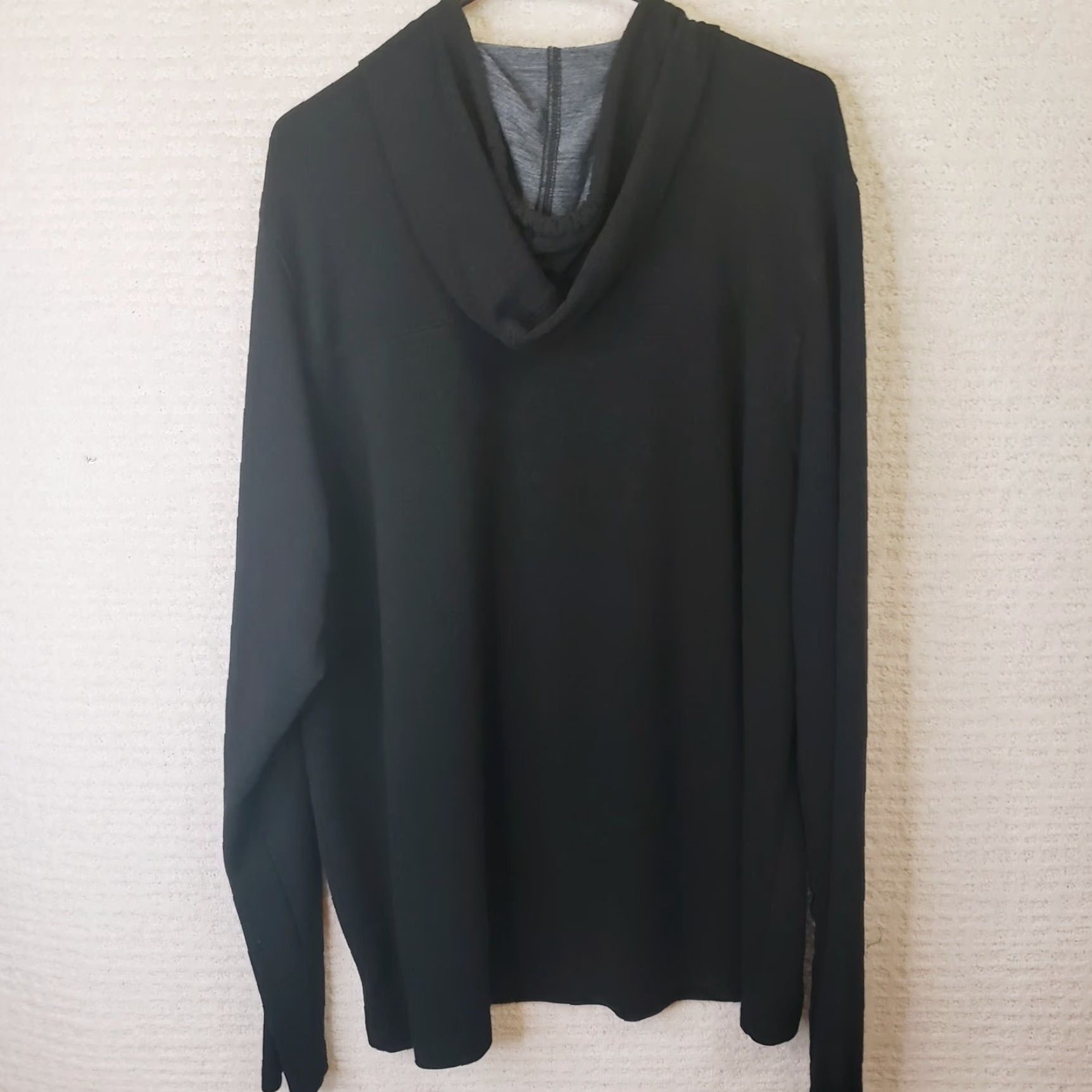 KangaROOS Gerry Hoodie Mens XL Black Long Sleeve Lightweight Kangaroo Pockets Pullover Stretchy Size US XL / EU 56 / 4 - 7 Thumbnail