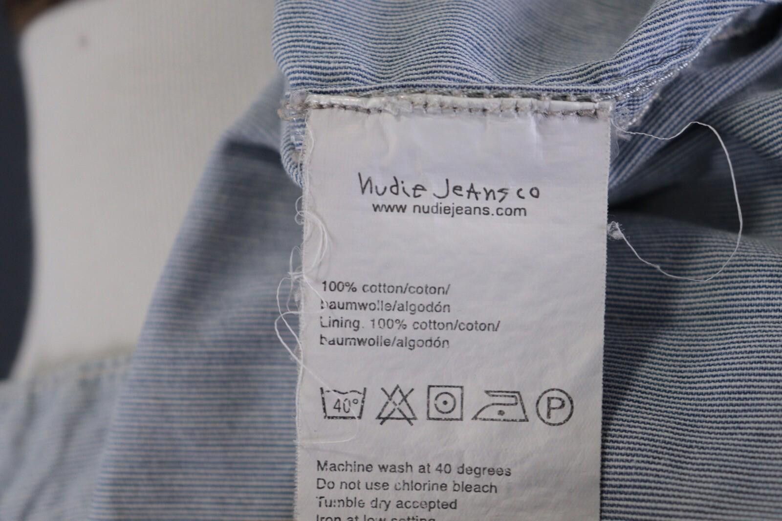 Nudie Jeans Nudie Jeans Co. Blue Denim Lightweight Shirt Size M Size US M / EU 48-50 / 2 - 12 Thumbnail