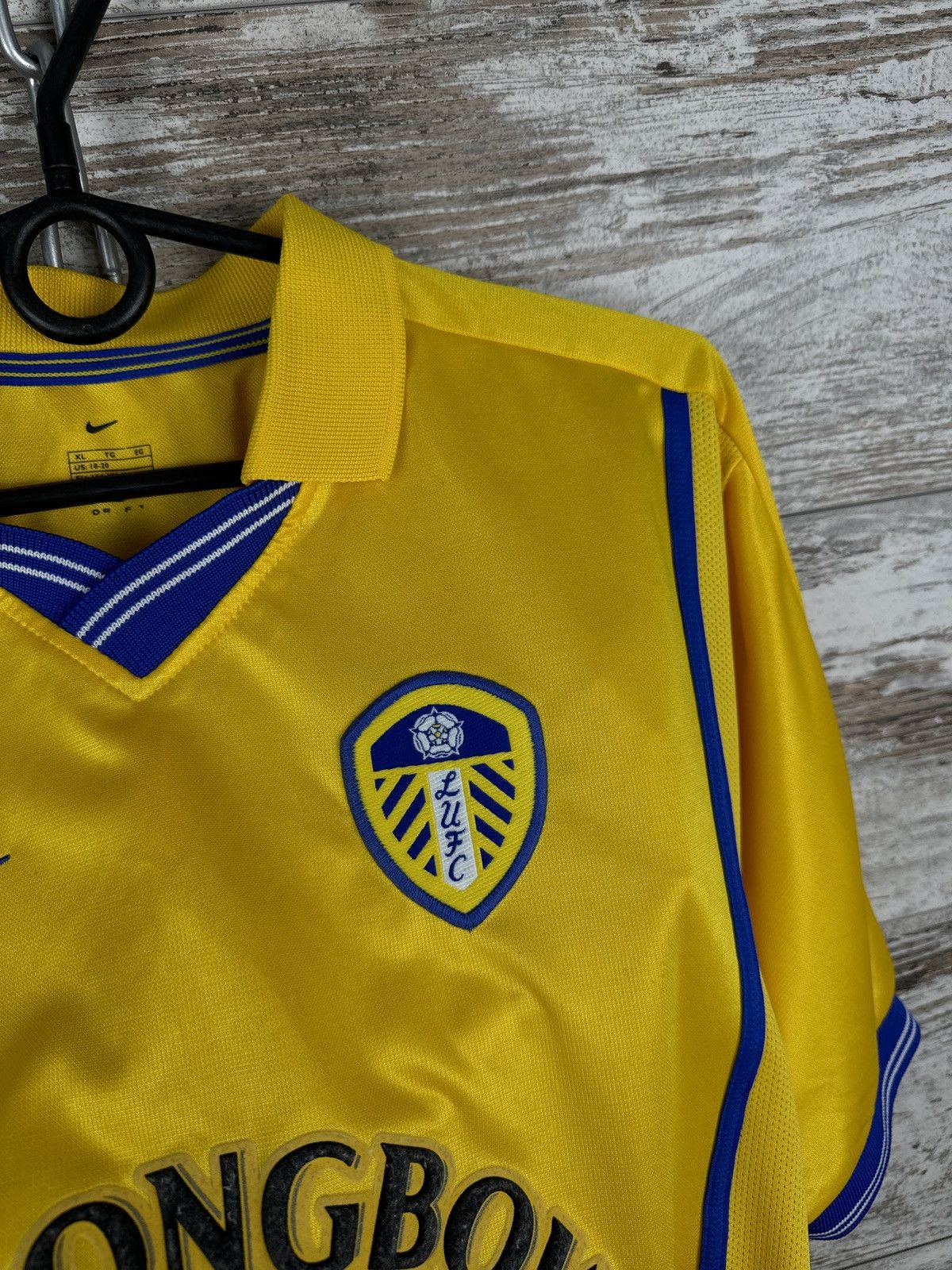 Nike × Vintage Mens Vintage Nike Leeds United FC 2000-02 T-shirt jersey Size US S / EU 44-46 / 1 - 7 Thumbnail