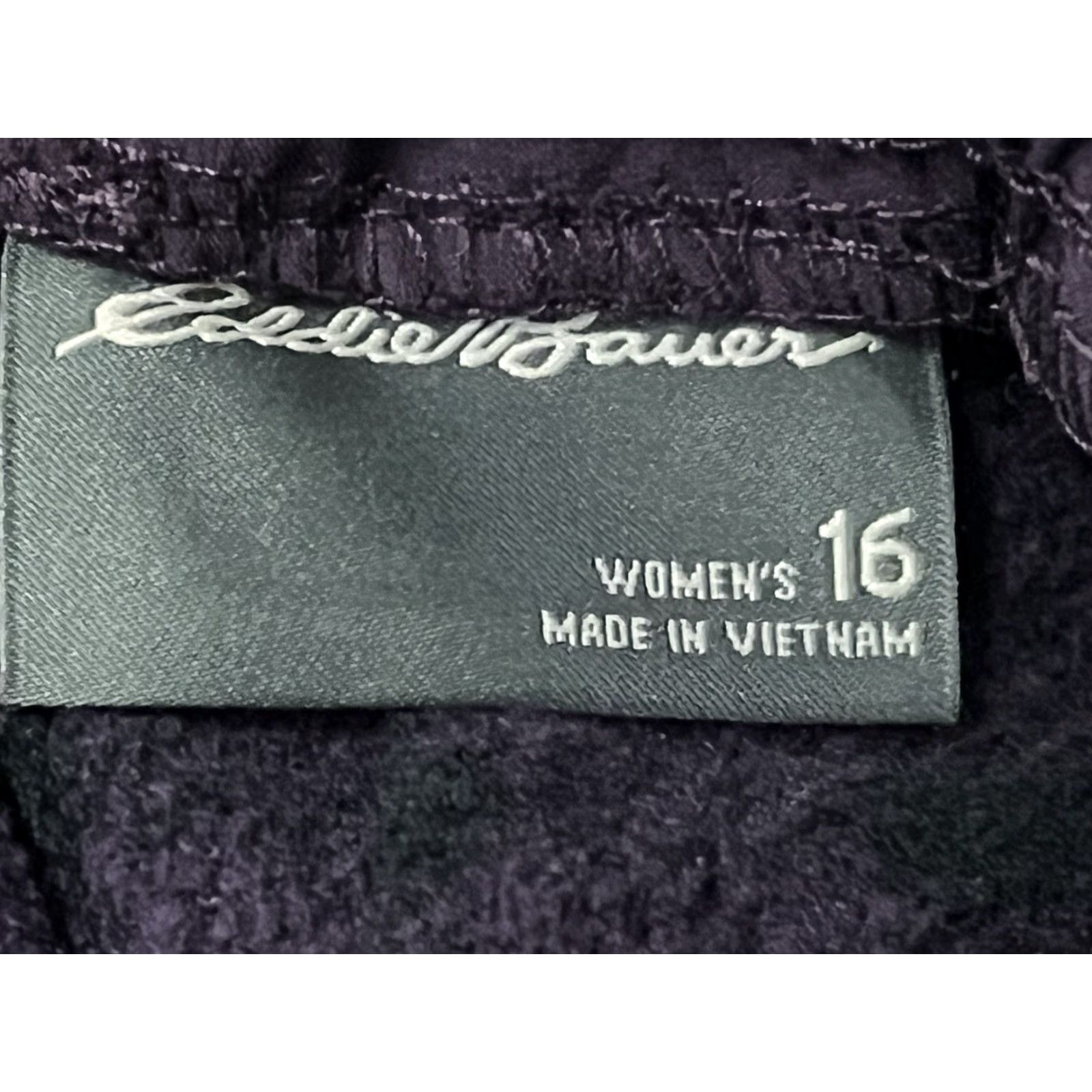 Eddie Bauer Eddie Bauer Fleece Lined Pant Size 16 Purple NWT Warm Comfy Drawstring Casual Size 38" / US 16 / IT 52 - 7 Thumbnail