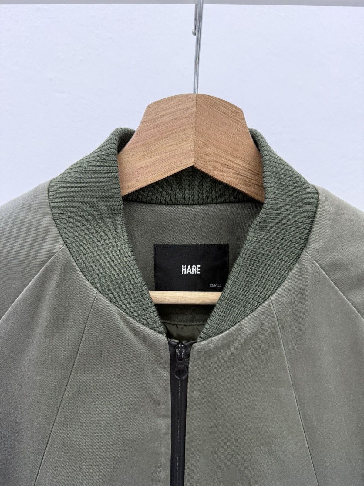HARE Japanese Brand "HARE" MA-1 Bomber Flight Jacket Olive Green Size US S / EU 44-46 / 1 - 3 Thumbnail