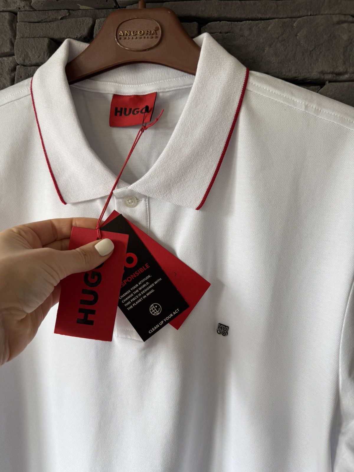 Hugo Boss Hugo boss Men’s White Polo Shirt Size XL New with Tags Size US XL / EU 56 / 4 - 6 Thumbnail