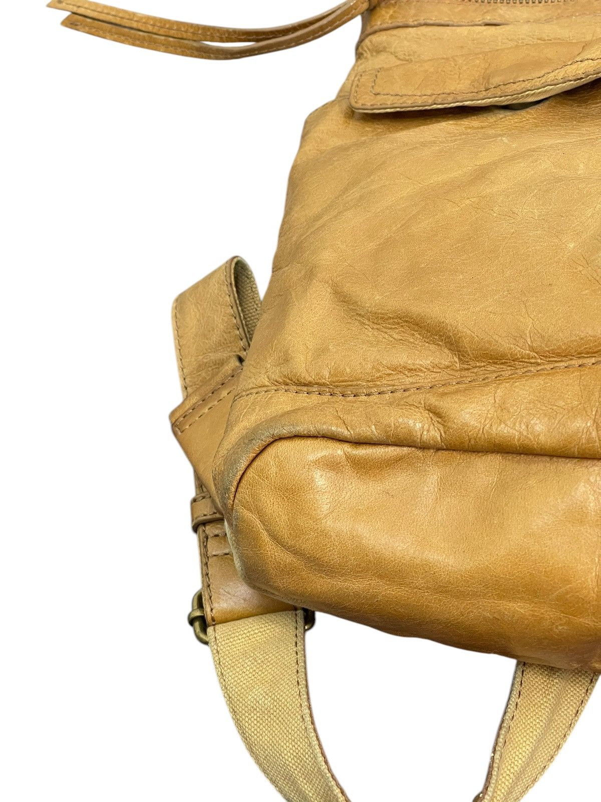 Leather Full Leather Patina Dakota Japan Backpack Bag 1🟩9 Size ONE SIZE - 7 Thumbnail