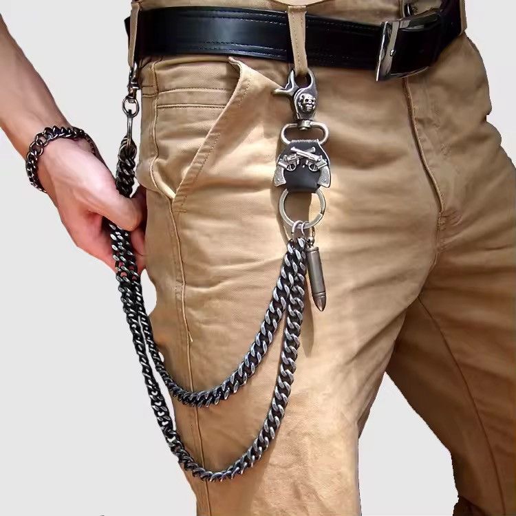 Japanese Brand Gothic Punk Rock Bullet Wallet Chain Size ONE SIZE - 2 Thumbnail