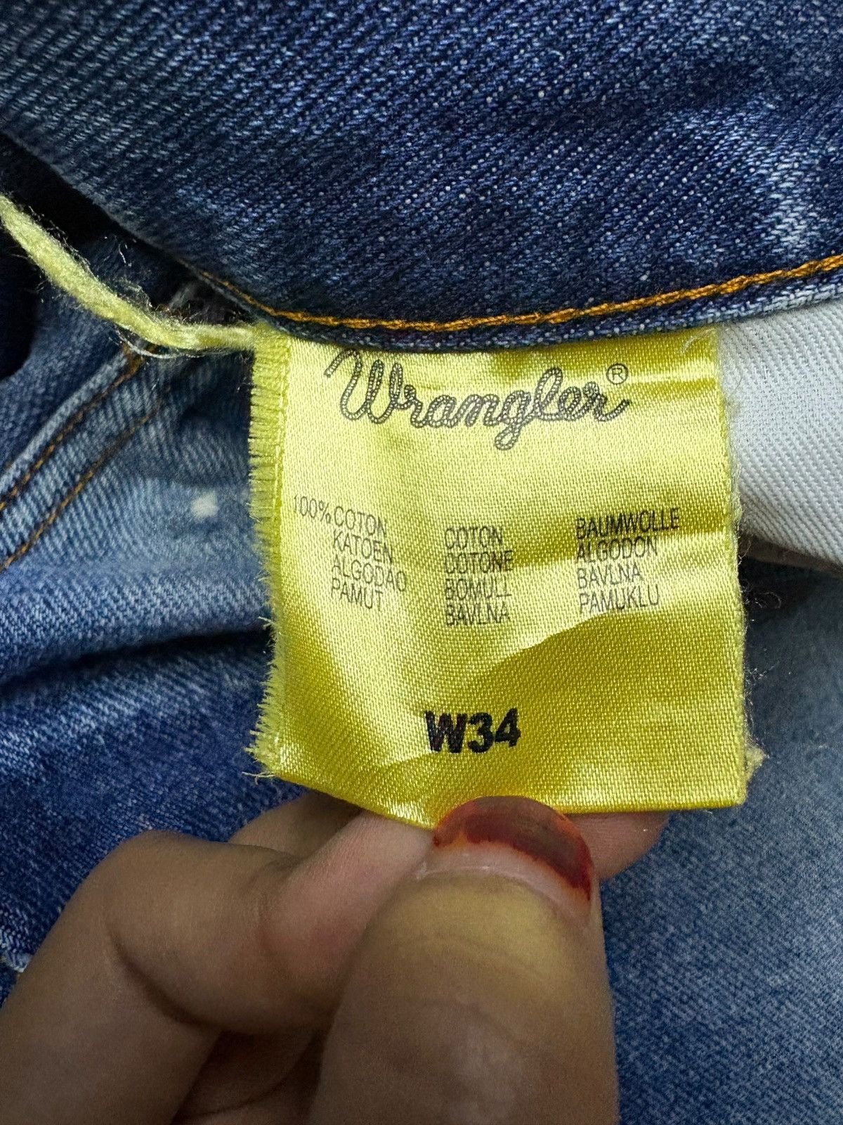 Wrangler Vintage Wrangler Blue Wash Loose Baggy Jeans Size US 34 / EU 50 - 11 Thumbnail