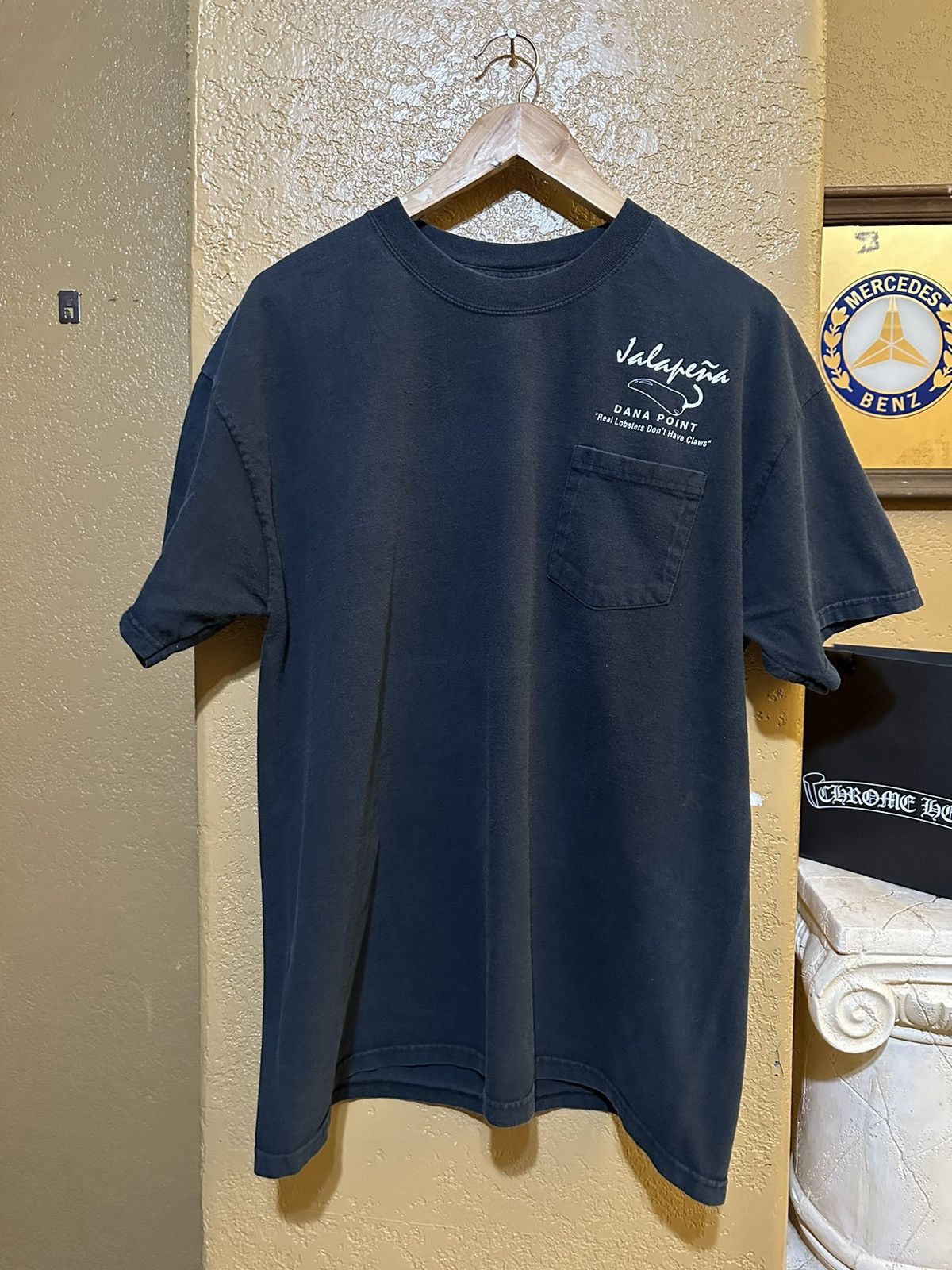 Vintage 🦞 Vintage 90s Jalapeña Dana Point Lobster Fishing Pocket Tee Size US XL / EU 56 / 4 - 2 Thumbnail