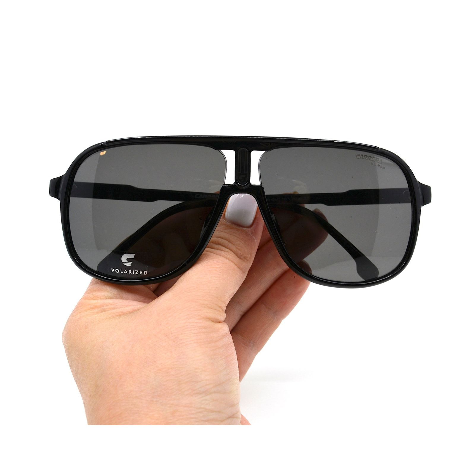 Carrera NEW CARRERA 1047/S BLACK GREY POLARIZED AUTHENTIC SUNGLASSES Size ONE SIZE - 9 Thumbnail