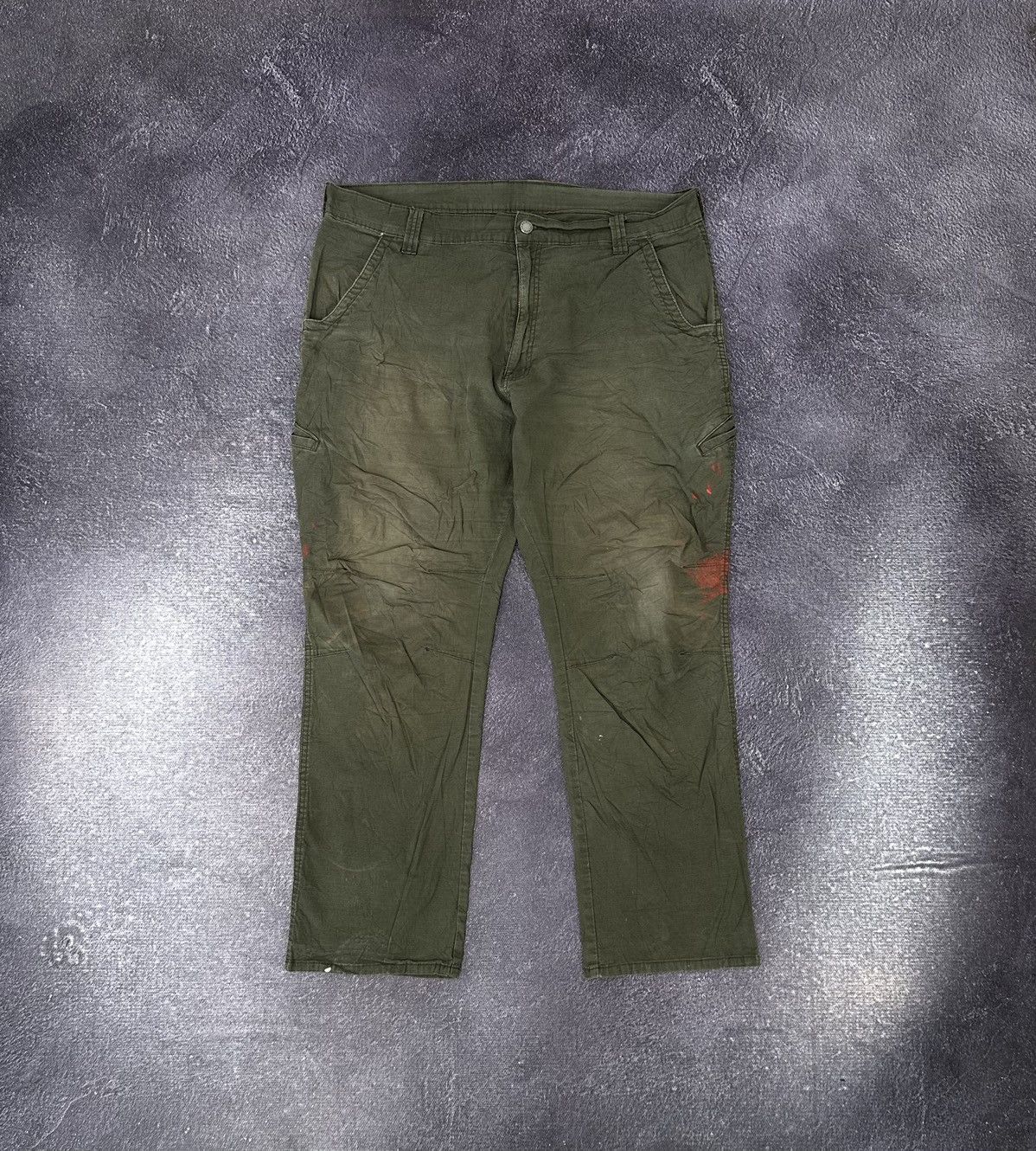 Dickies Vintage Dickies Cargo Carpenter Baggy Faded USA Work Pants Size US 38 / EU 54 - 2 Thumbnail