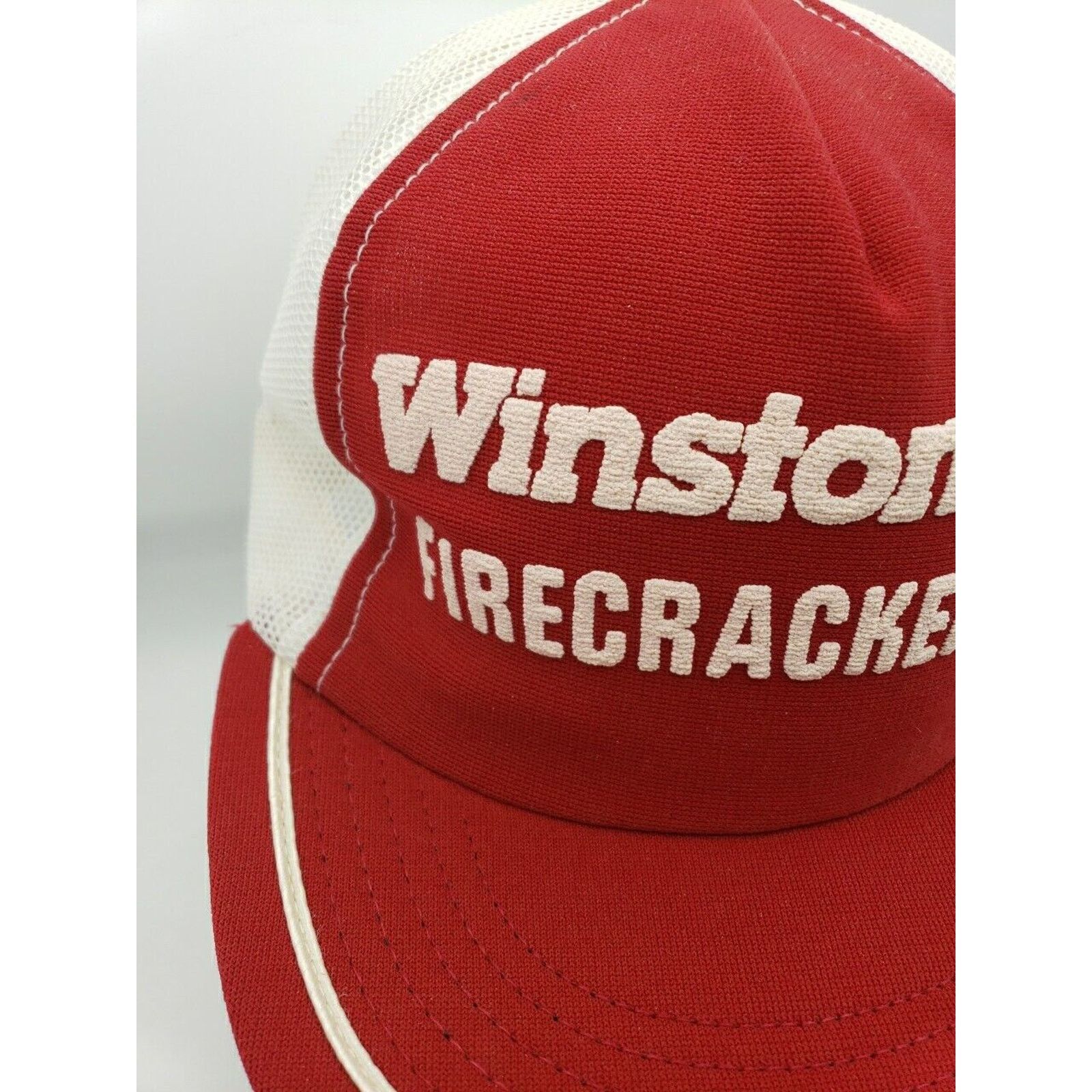 Other 70s 80s Winston Cup Firecracker 400 NASCAR Truckers Hat USA Size ONE SIZE - 2 Thumbnail