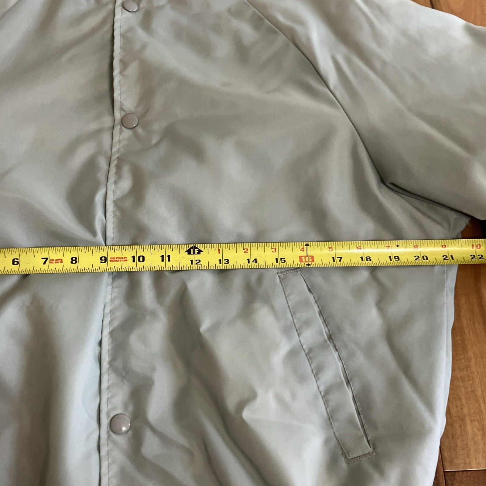 Holloway 90s TEAL Bomber Jacket Size M Quilted Striped Advertising Size US M / EU 48-50 / 2 - 13 Thumbnail