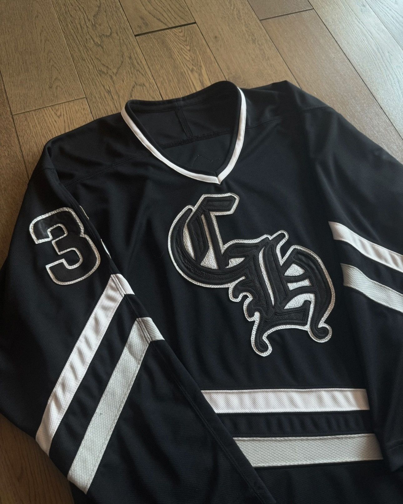 Chrome Hearts Chrome Harts PATCHED Hockey Jersey Size US M / EU 48-50 / 2 - 2 Thumbnail