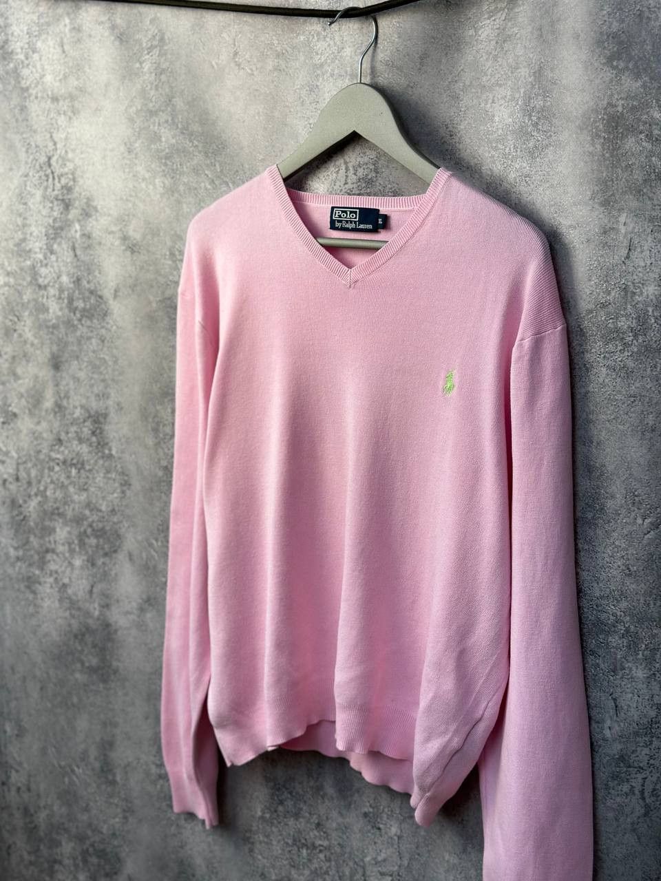 Polo Ralph Lauren Vintage V-Neck Sweater 100% Pima Cotton